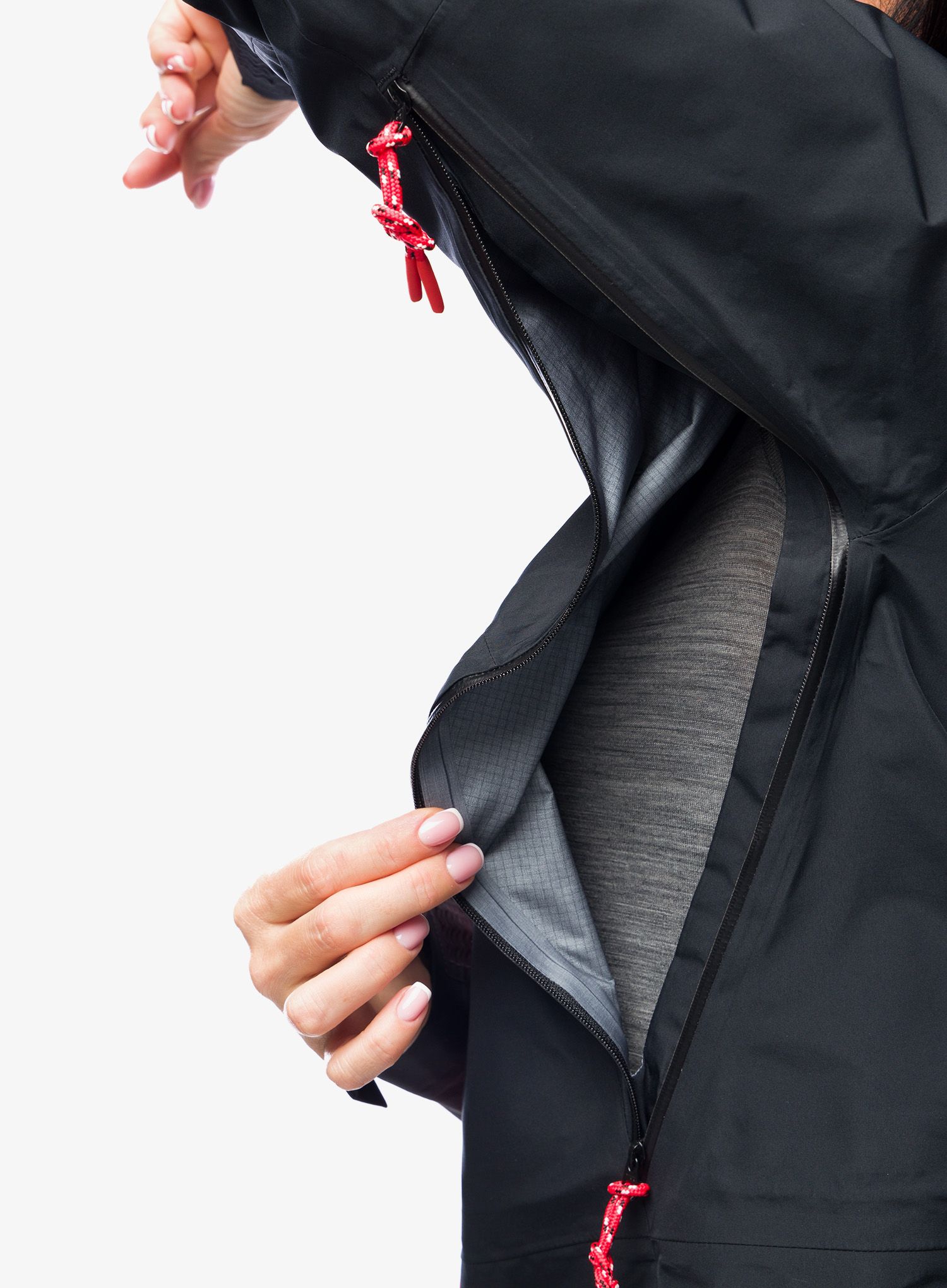 Dámská bunda Haglofs L.I.M ZT Mountain GTX PRO Jacket - true black/red