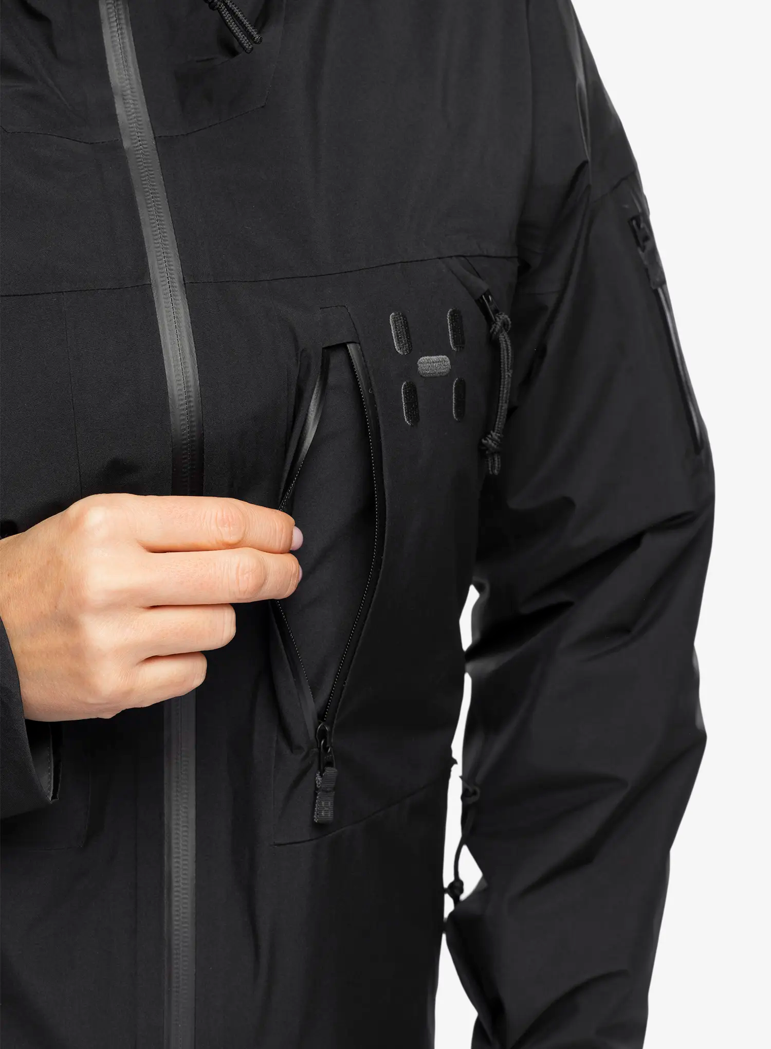 Dámská lyžařská bunda Haglofs Latnja GTX Insulated Jacket - true black