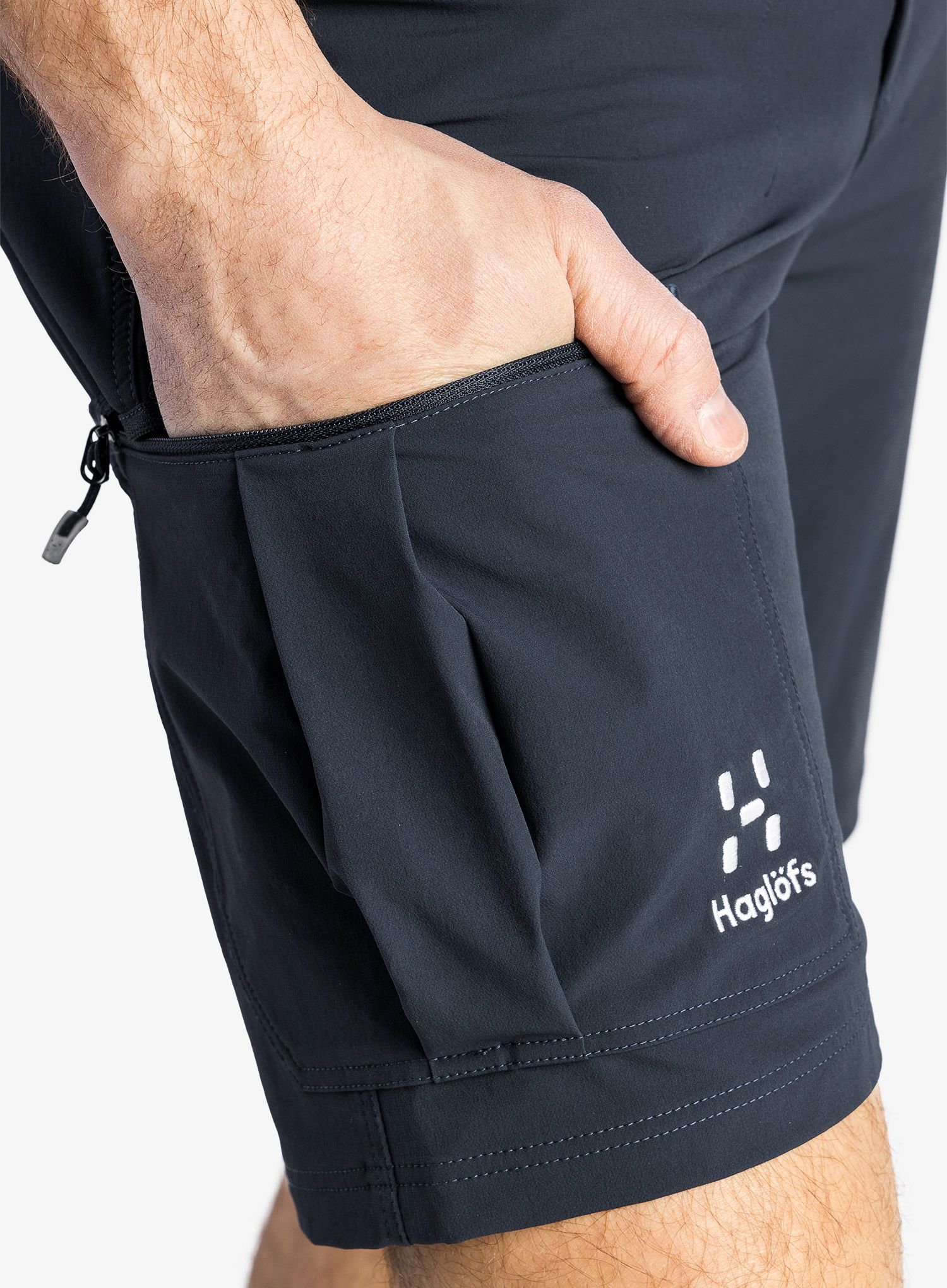 Outdoorové kraťasy Haglofs Lizard Softshell Shorts - tarn blue