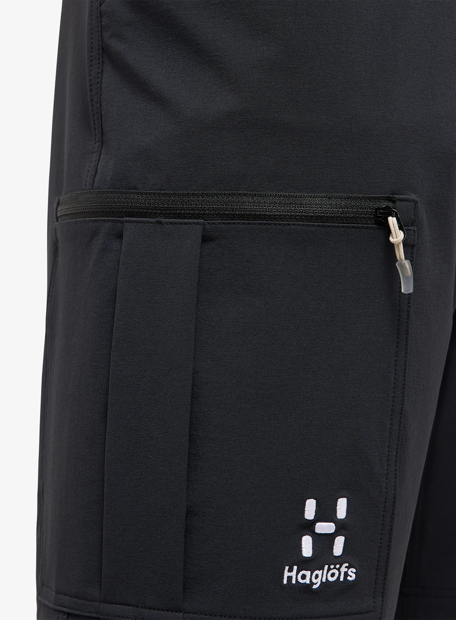 Outdoorové kraťasy Haglofs Lizard Softshell Shorts - true black
