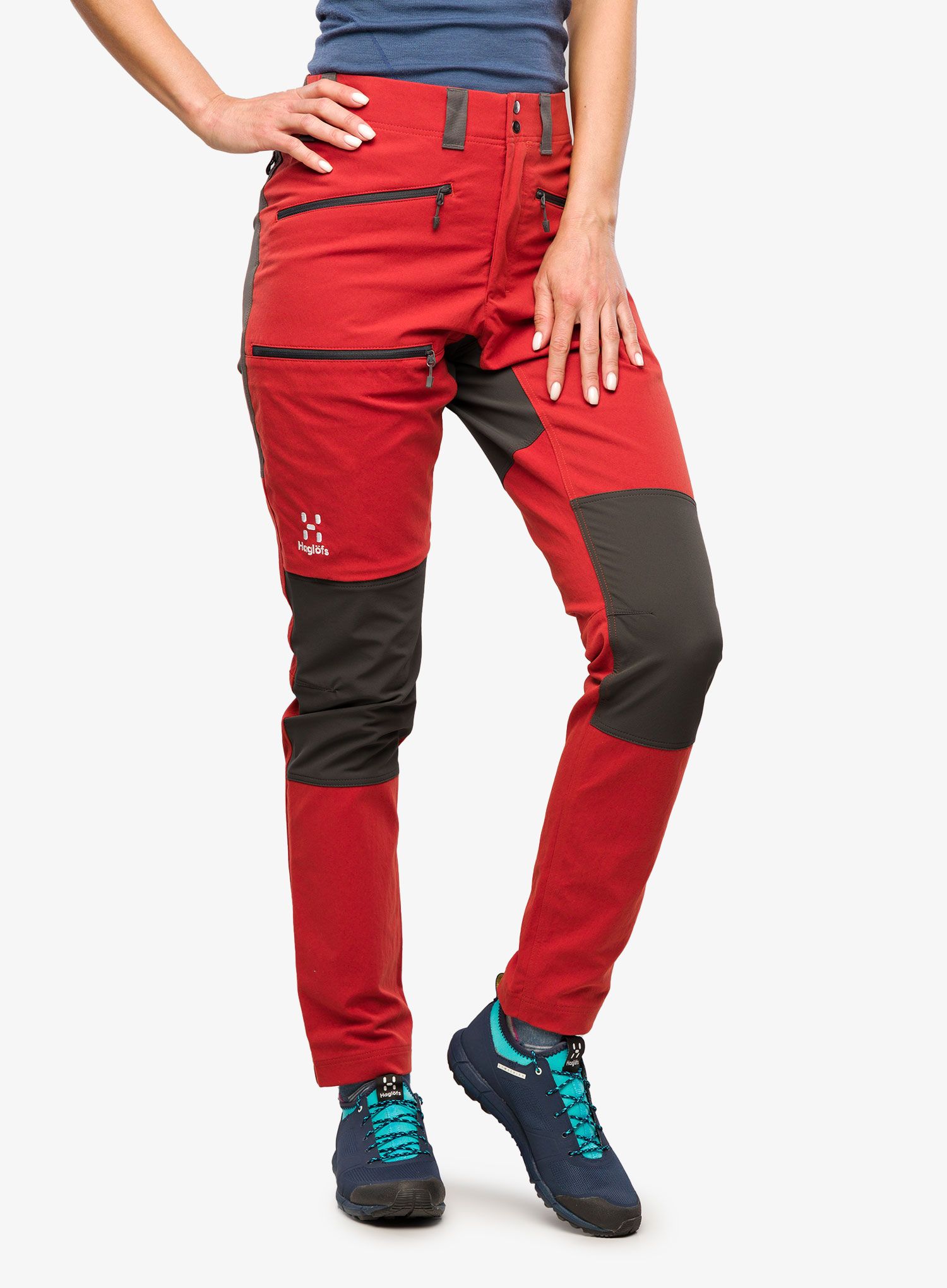 Trekové kalhoty dámské Haglofs Mid Slim Pant - corrosion/magnetite