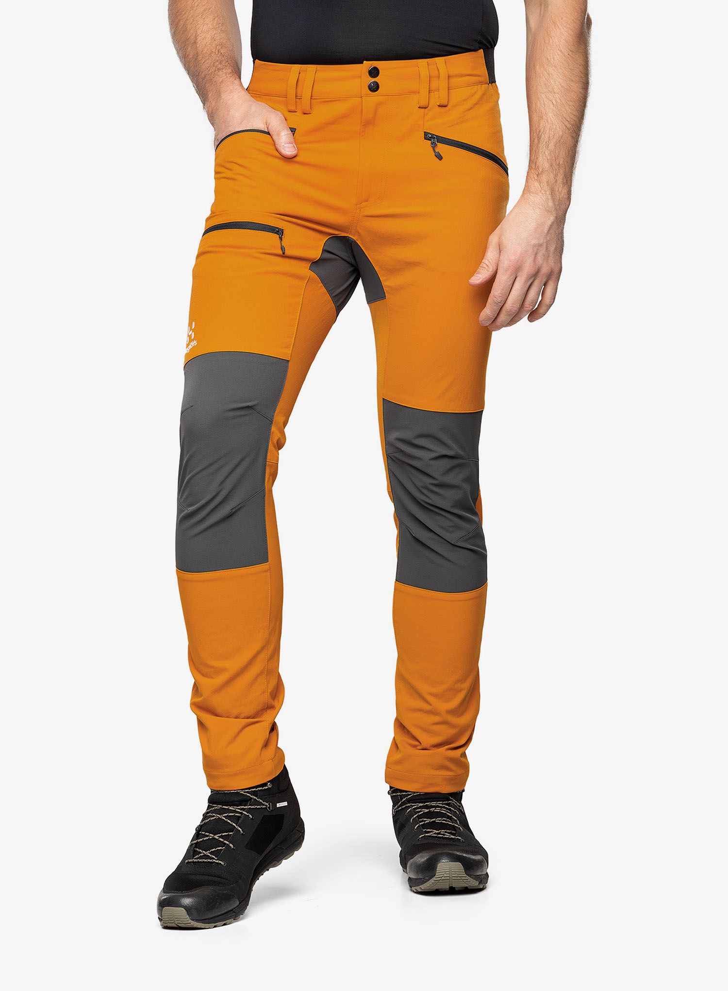 Trekové kalhoty Haglofs Mid Slim Pant - desert yellow/magnetite
