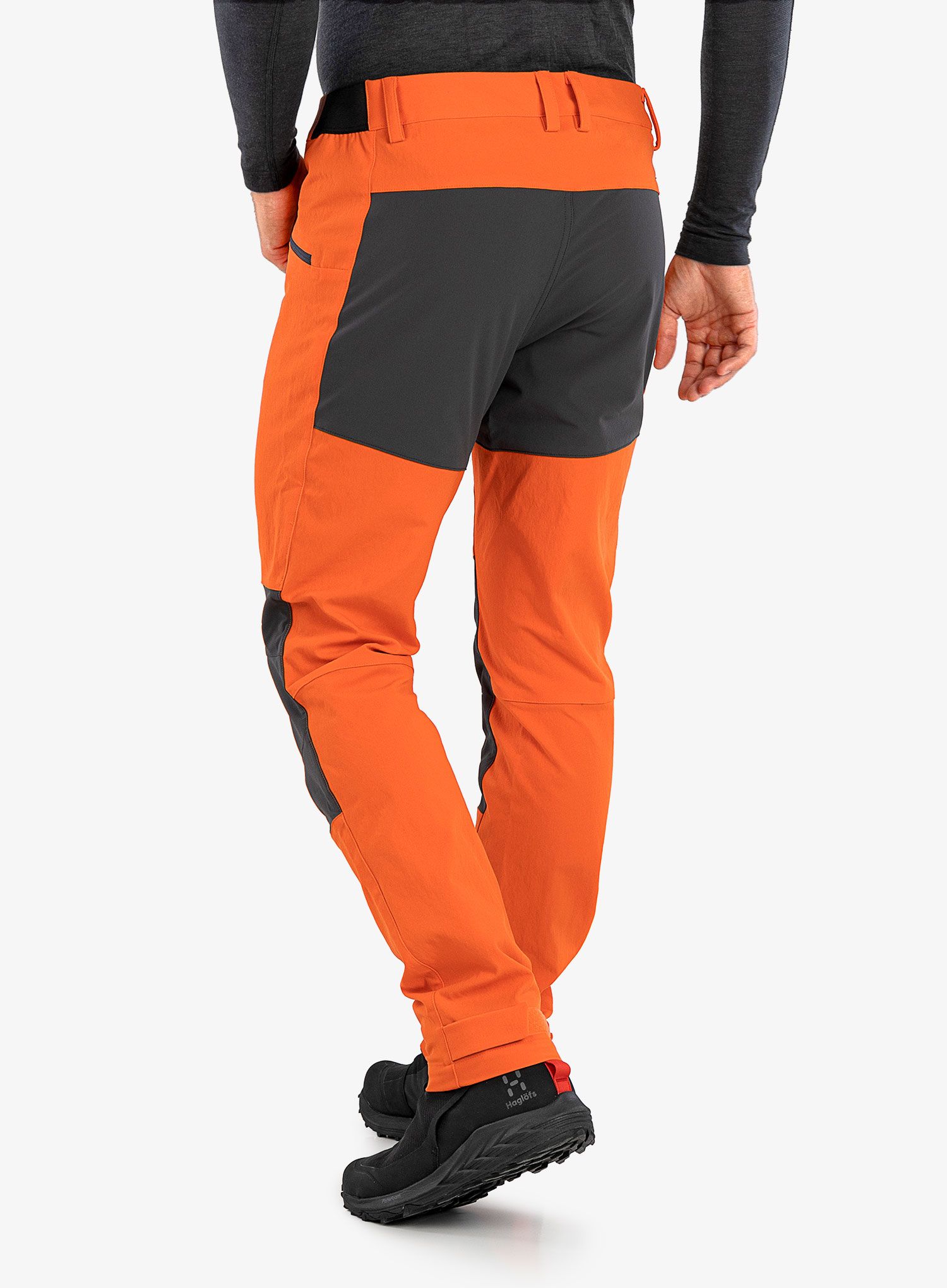 Trekové kalhoty pánské Haglofs Mid Slim Pant - orange/magnetite