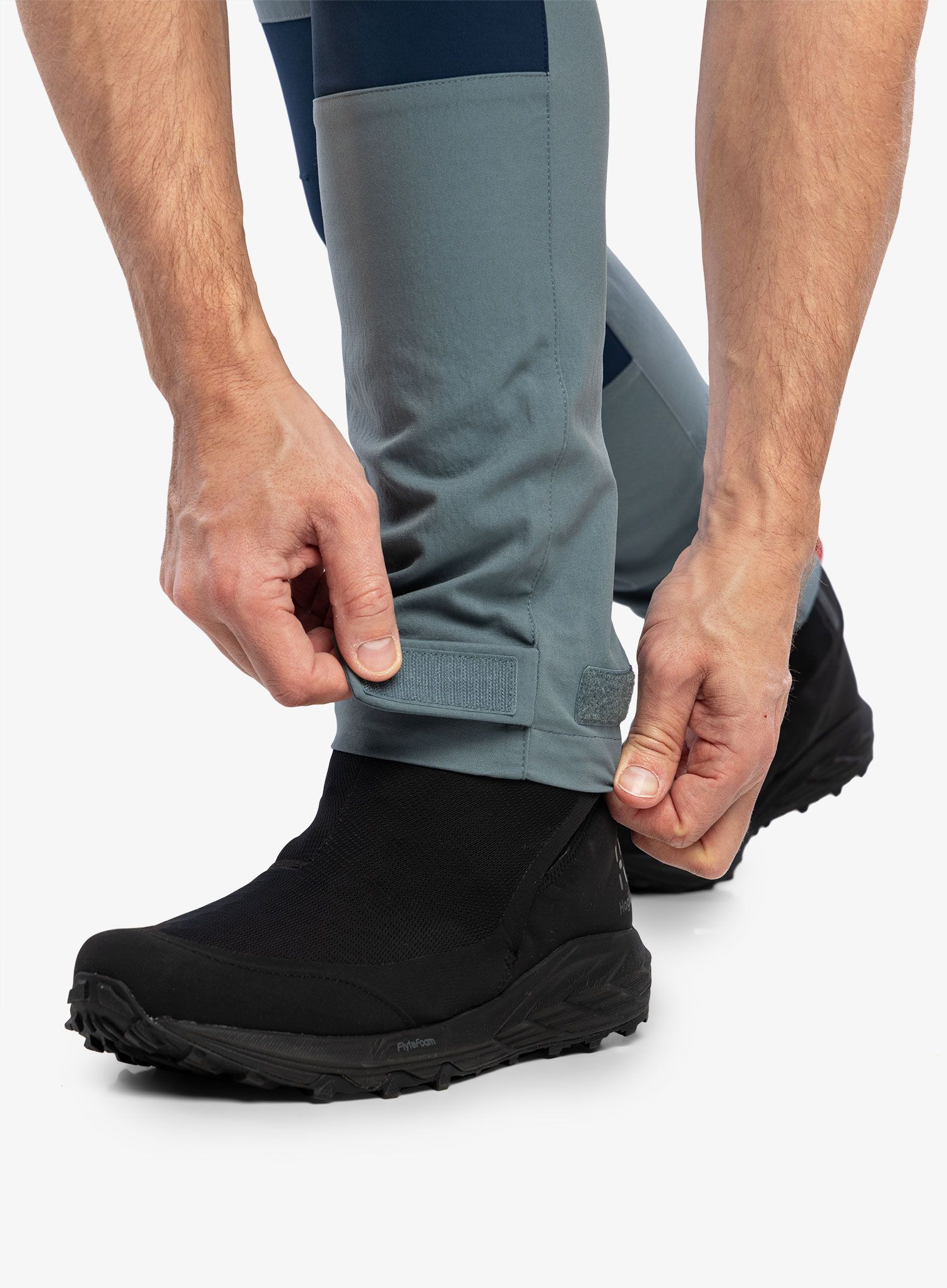 Trekové kalhoty pánské Haglofs Mid Slim Pant - steel blue/tarn blue
