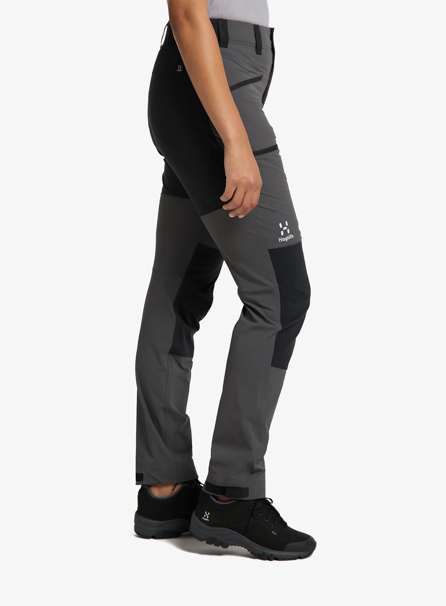 Trekové kalhoty dámské Haglofs Mid Standard Pant - magnetite/true black