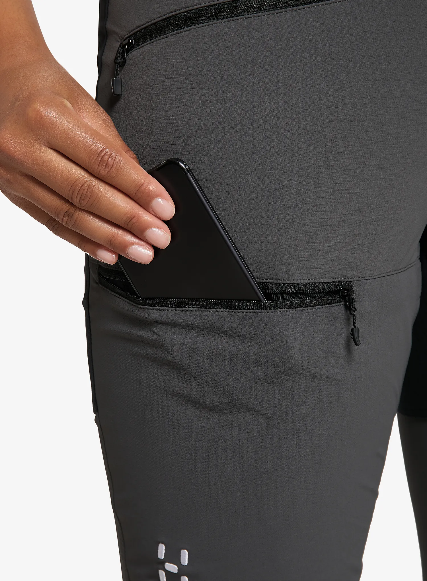Trekové kalhoty dámské Haglofs Mid Standard Pant - magnetite/true black