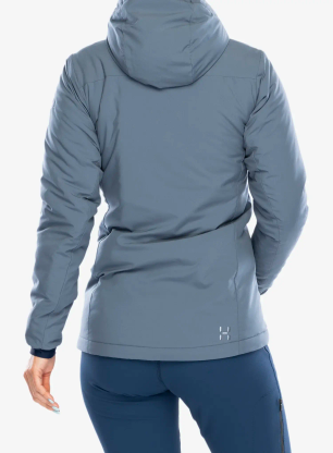 Zateplená bunda dámská Haglofs Mimic Alert Hood - steel blue