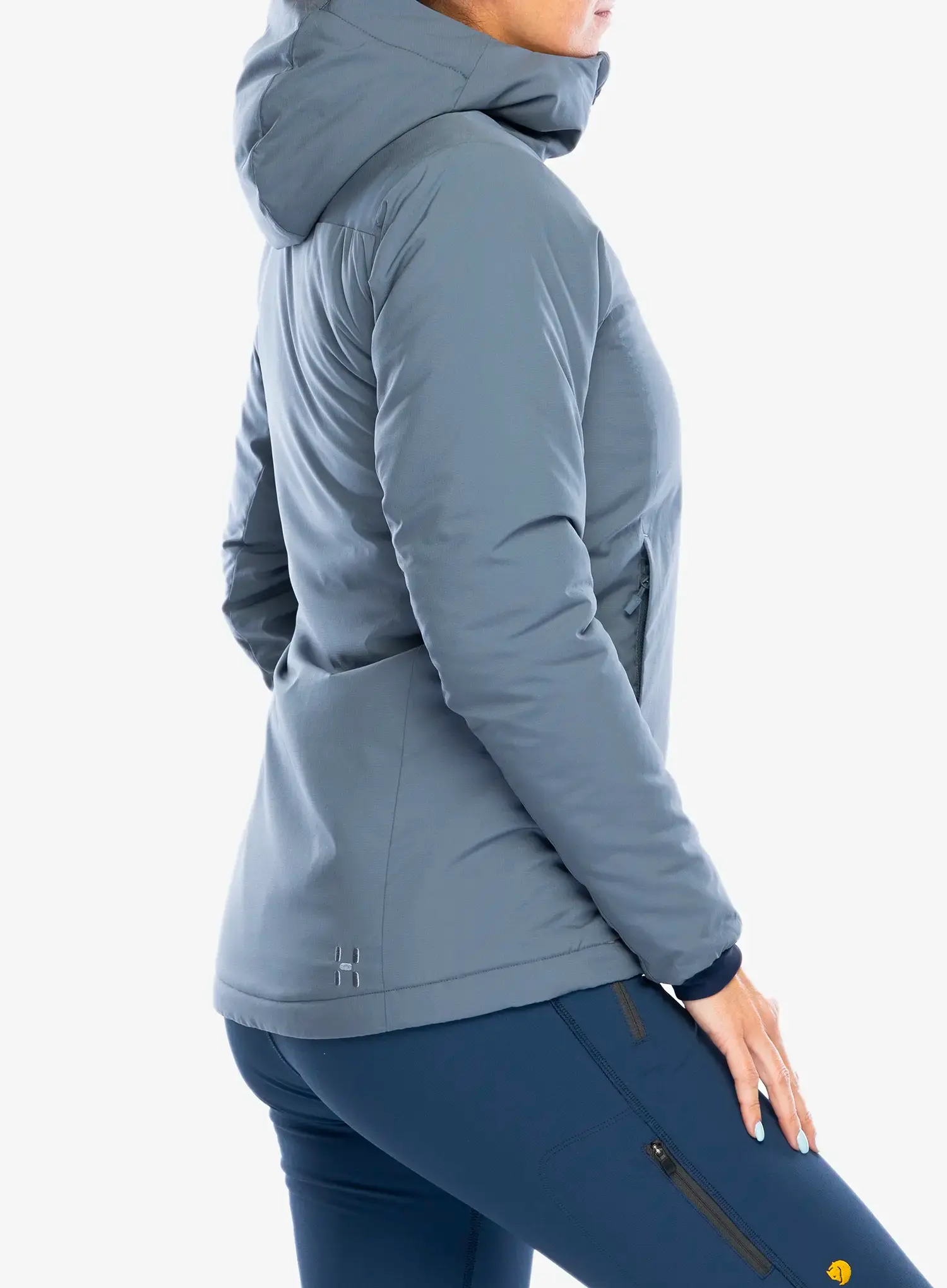 Zateplená bunda dámská Haglofs Mimic Alert Hood - steel blue