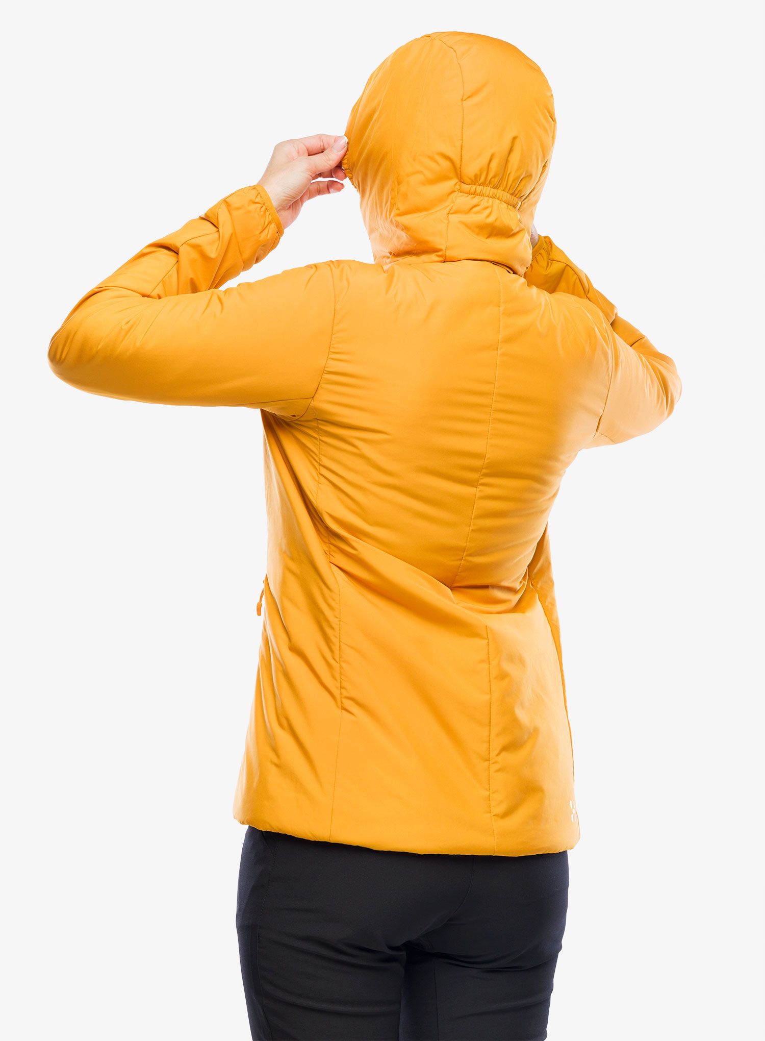 Zateplená bunda dámská Haglofs Mimic Silver Hood - desert yellow