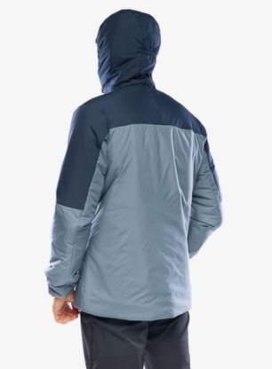 Zateplená bunda Haglofs Mimic Silver Hood - steel blue/tarn blue