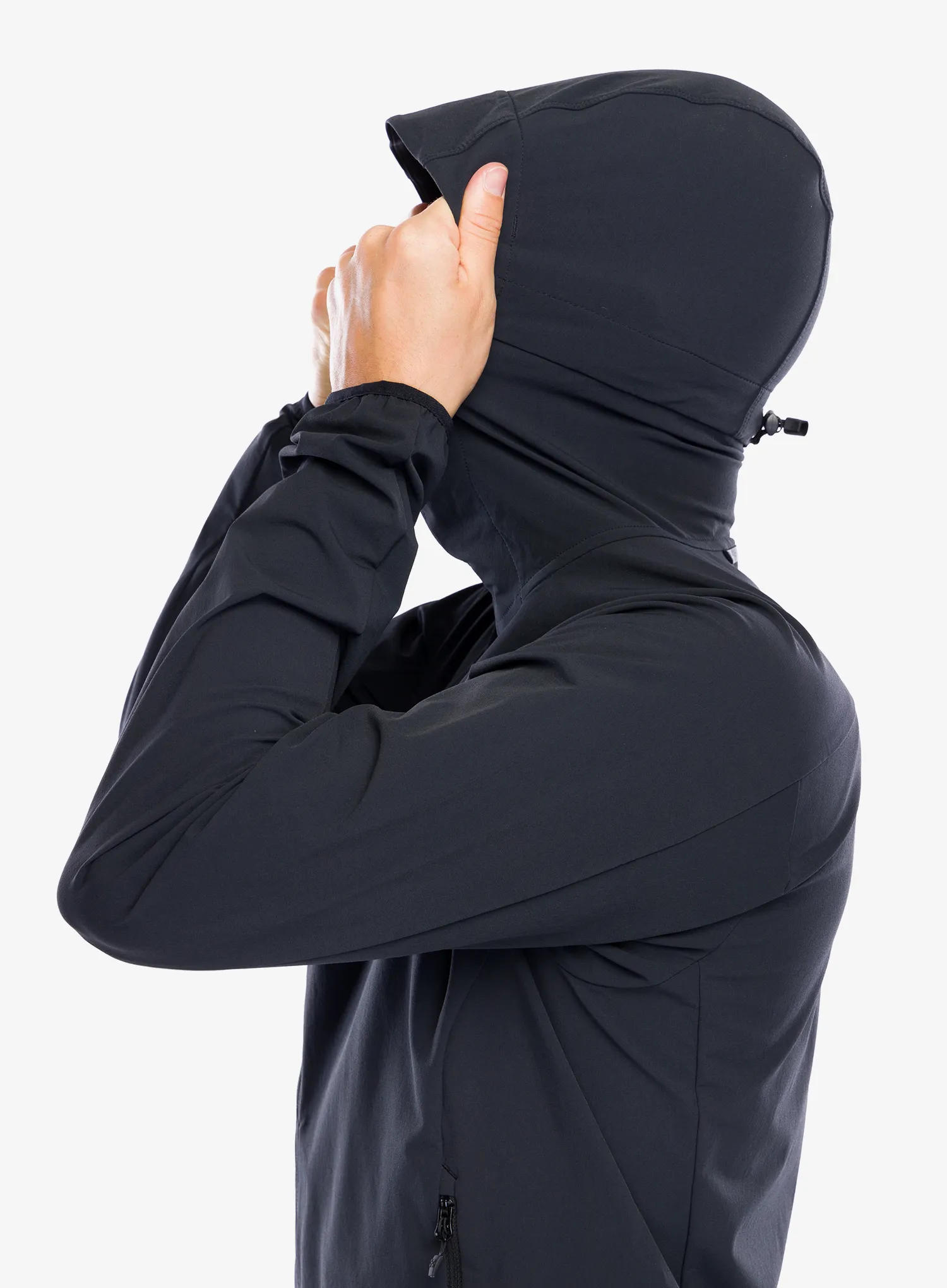 Softshellová bunda Haglofs Moran Softshell Hood - true black