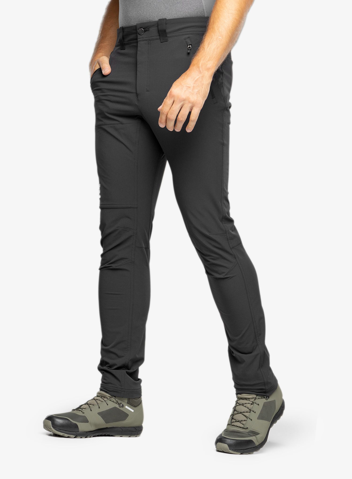 Softshellové kalhoty pánské Haglofs Moran Softshell Slim Pant - true black