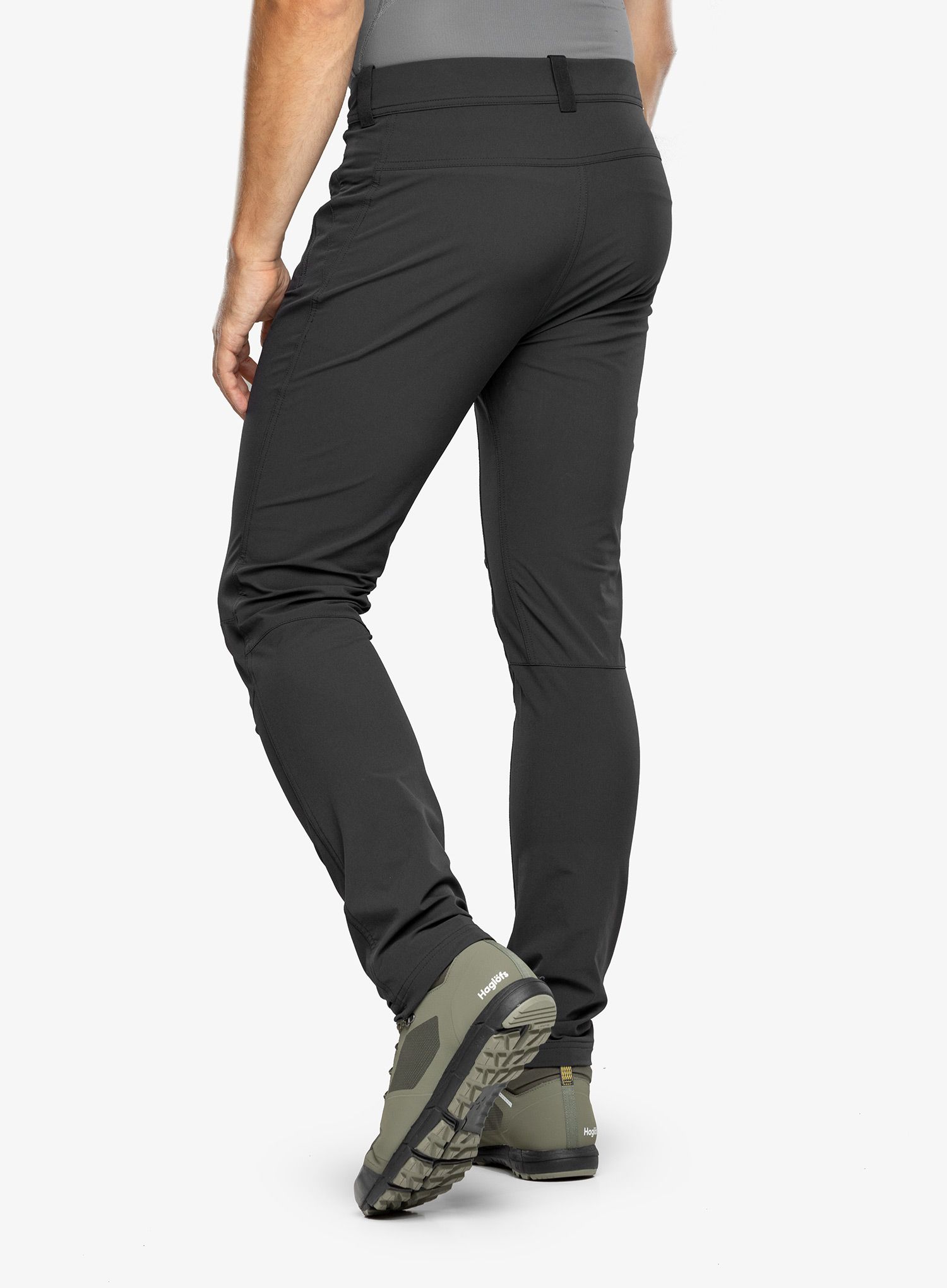 Softshellové kalhoty pánské Haglofs Moran Softshell Slim Pant - true black