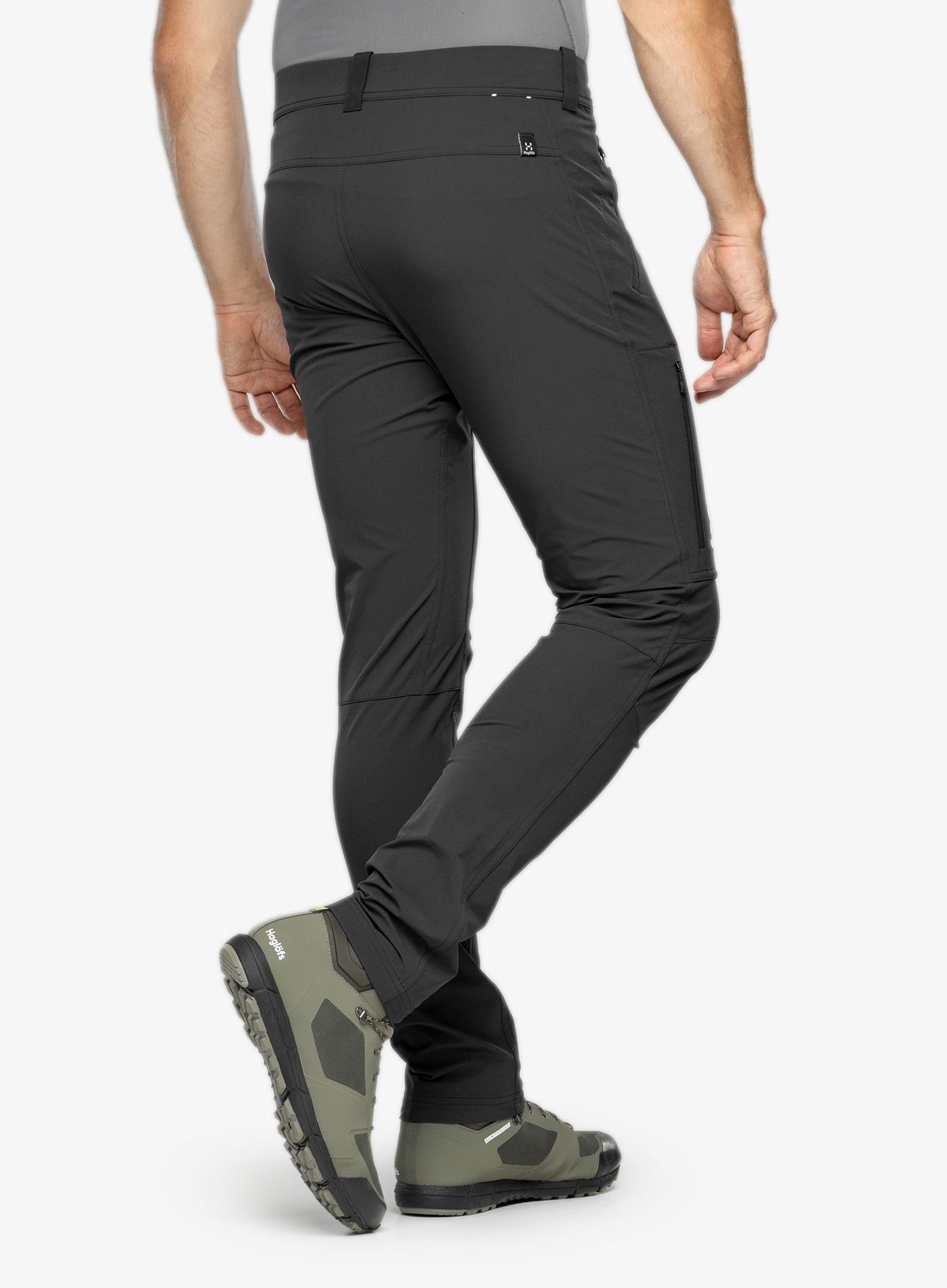 Softshellové kalhoty pánské Haglofs Moran Softshell Slim Pant - true black