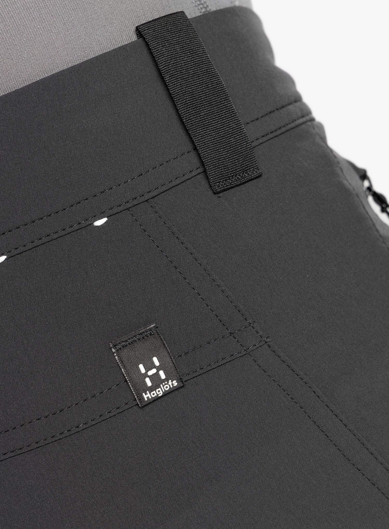 Softshellové kalhoty pánské Haglofs Moran Softshell Slim Pant - true black