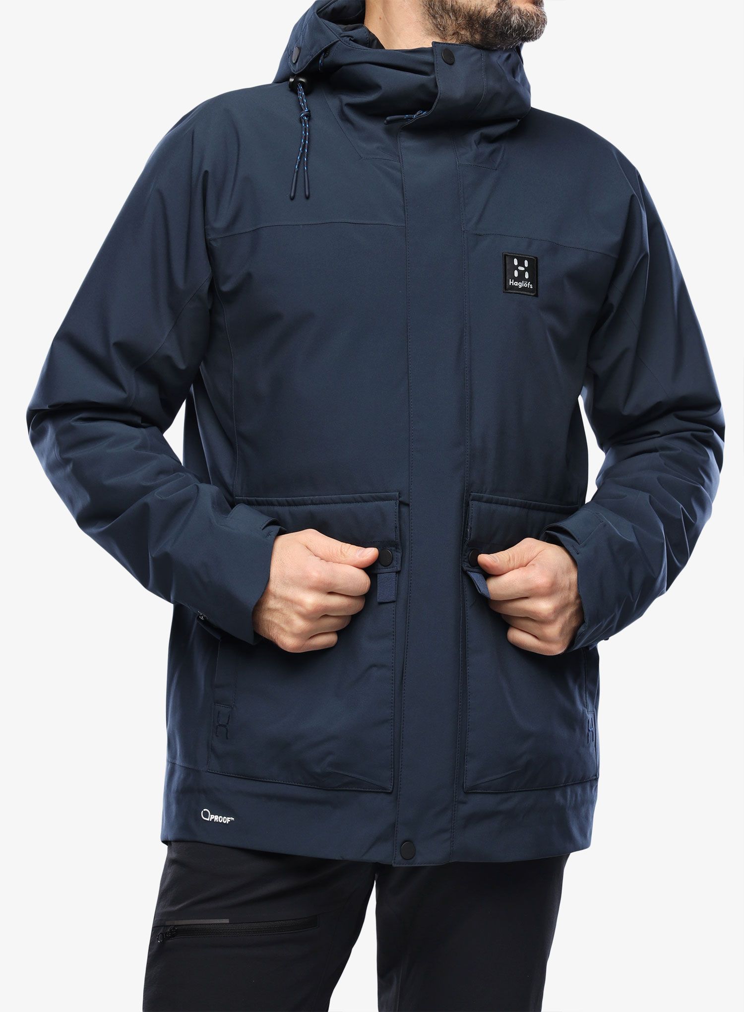 Zateplená bunda Haglofs Orsa Jacket - tarn blue