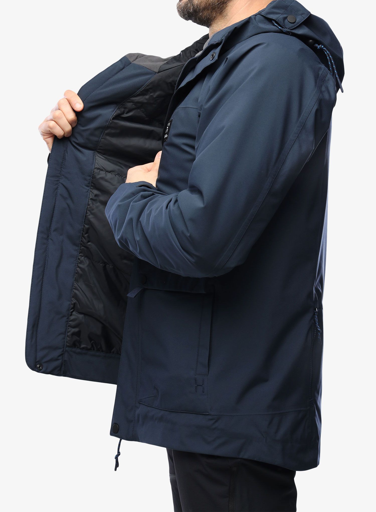 Zateplená bunda Haglofs Orsa Jacket - tarn blue