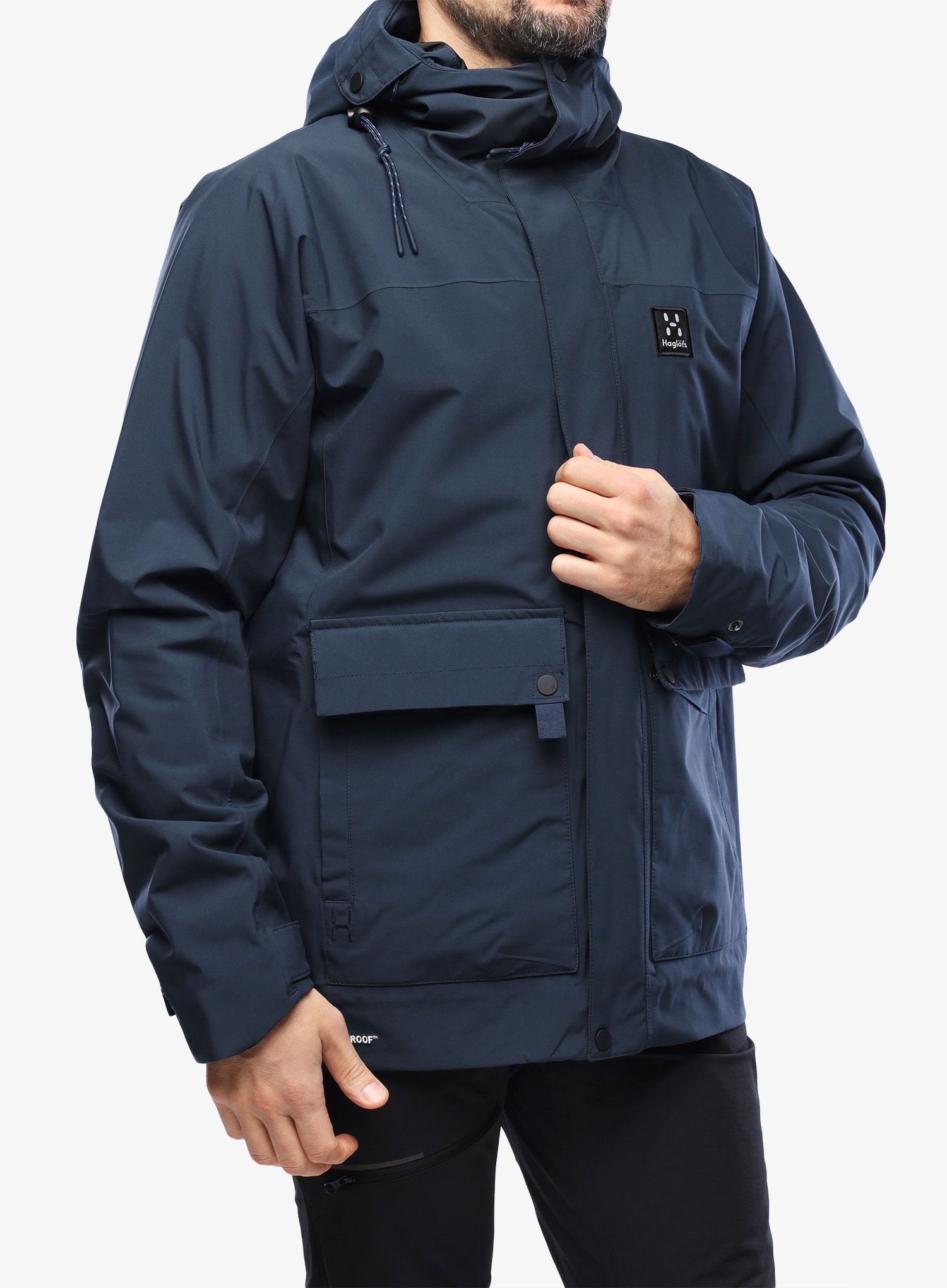 Zateplená bunda Haglofs Orsa Jacket - tarn blue