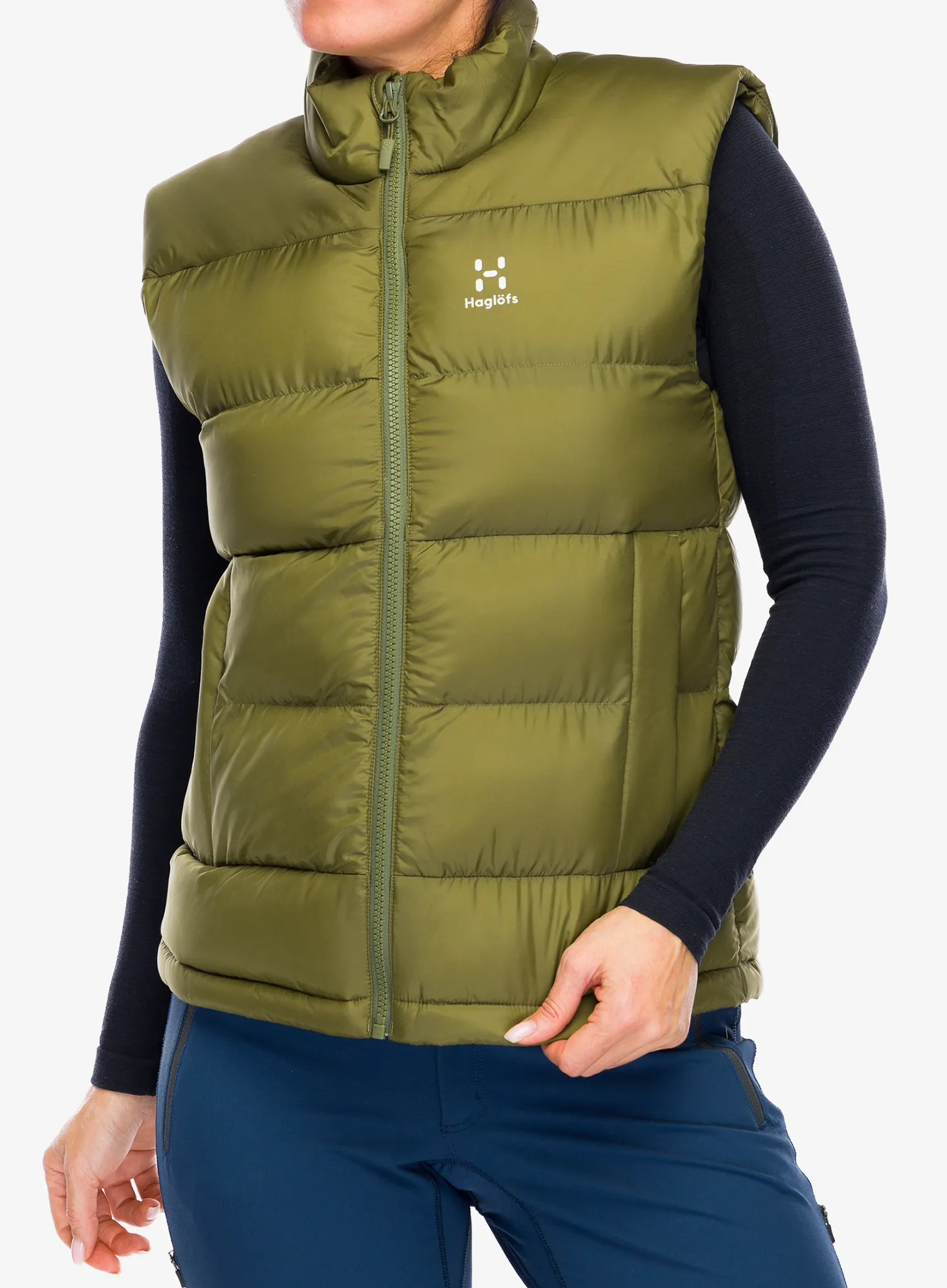 Vesta dámská Haglofs Puffy Mimic Vest - olive green