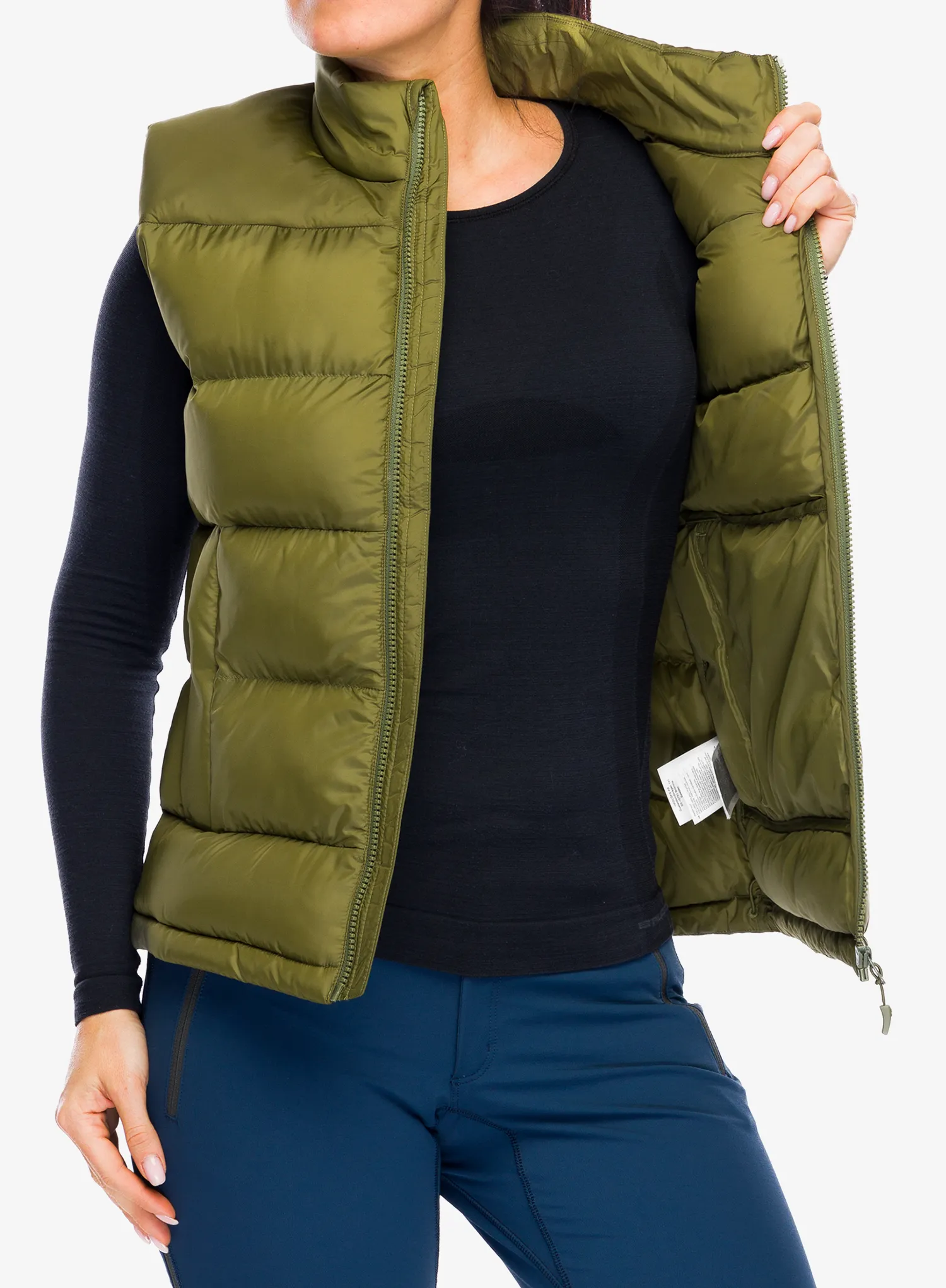 Vesta dámská Haglofs Puffy Mimic Vest - olive green
