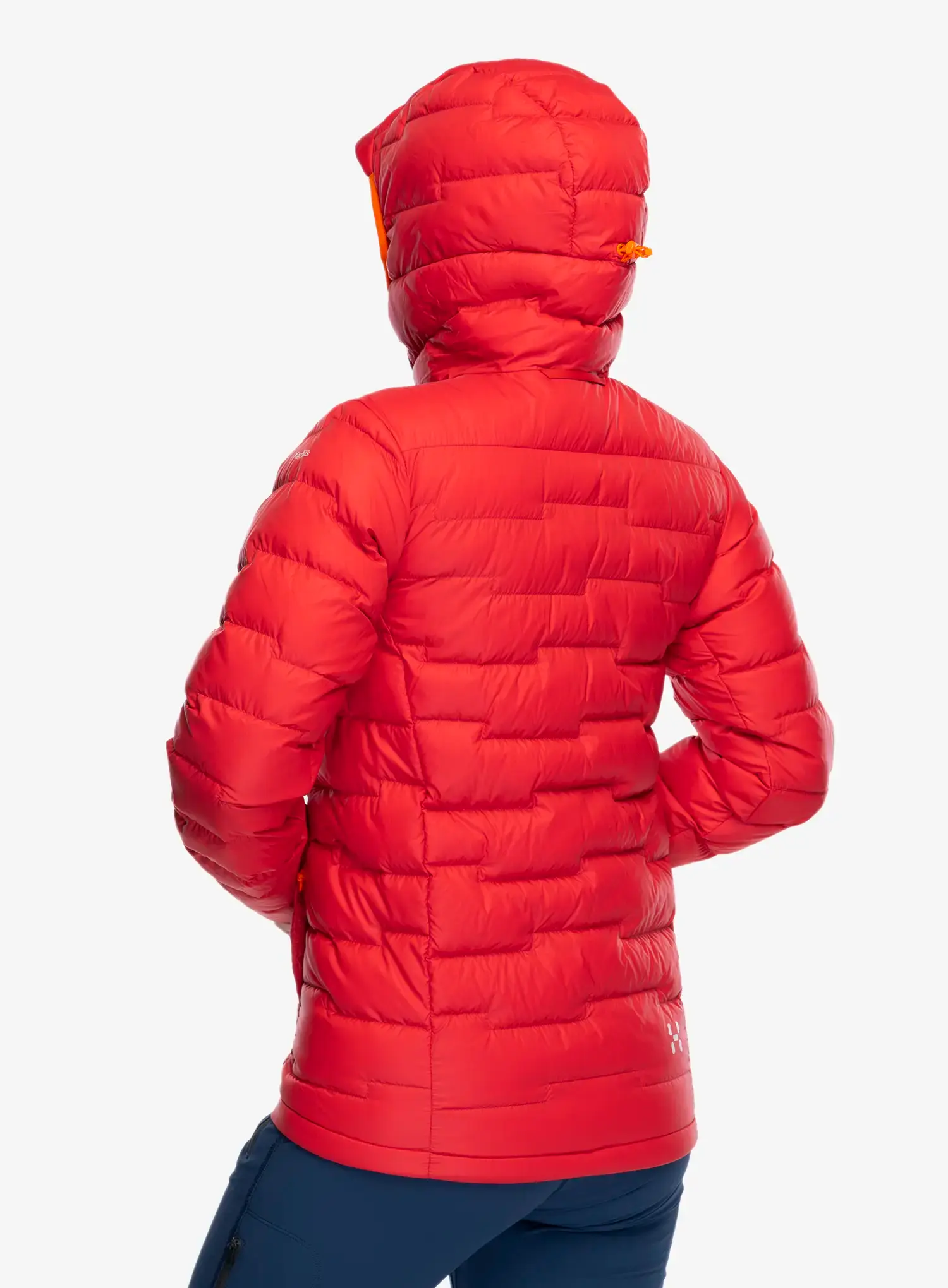 Dámská péřová bunda Haglofs ROC Flash Down Hood - bright red