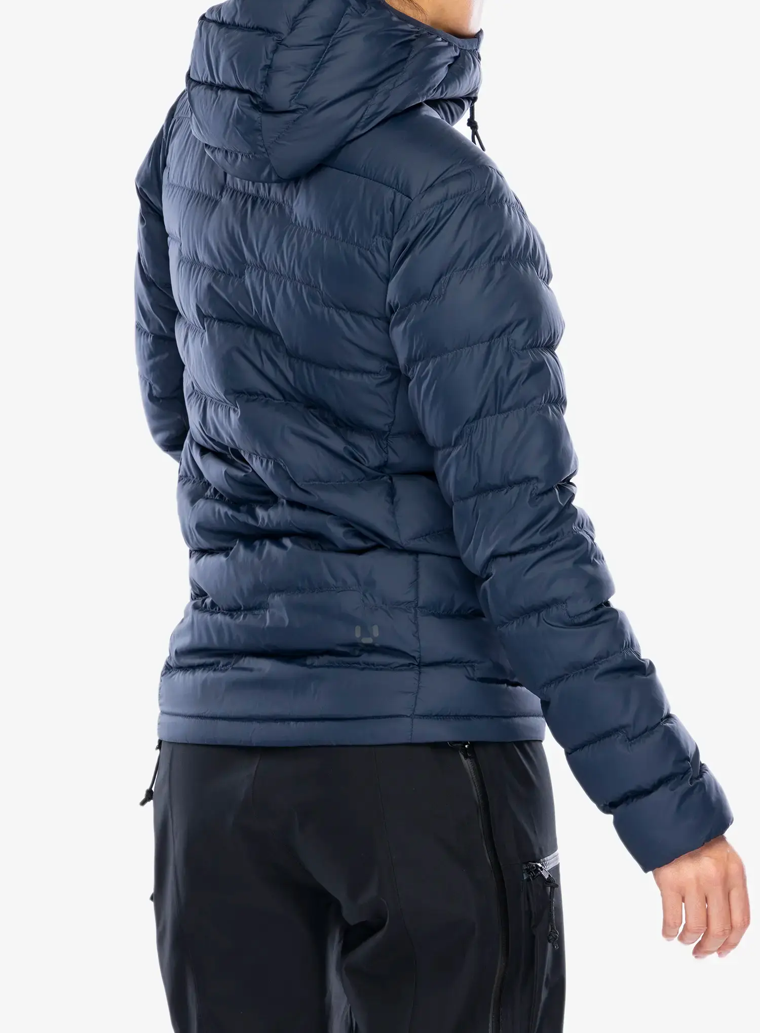 Dámská péřová bunda Haglofs ROC Flash Down Hood - tarn blue