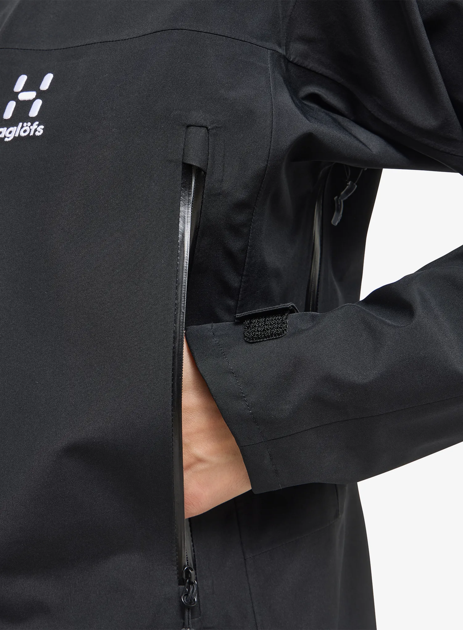 GORE TEX bunda dámská Haglofs ROC Flash GTX Jacket - true black
