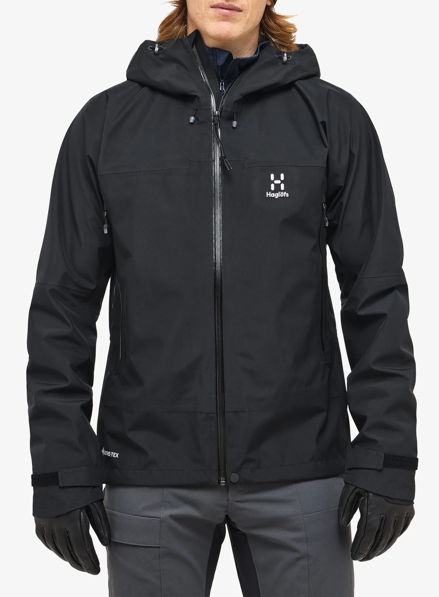 GORE TEX bunda Haglofs ROC Flash GTX Jacket - true black