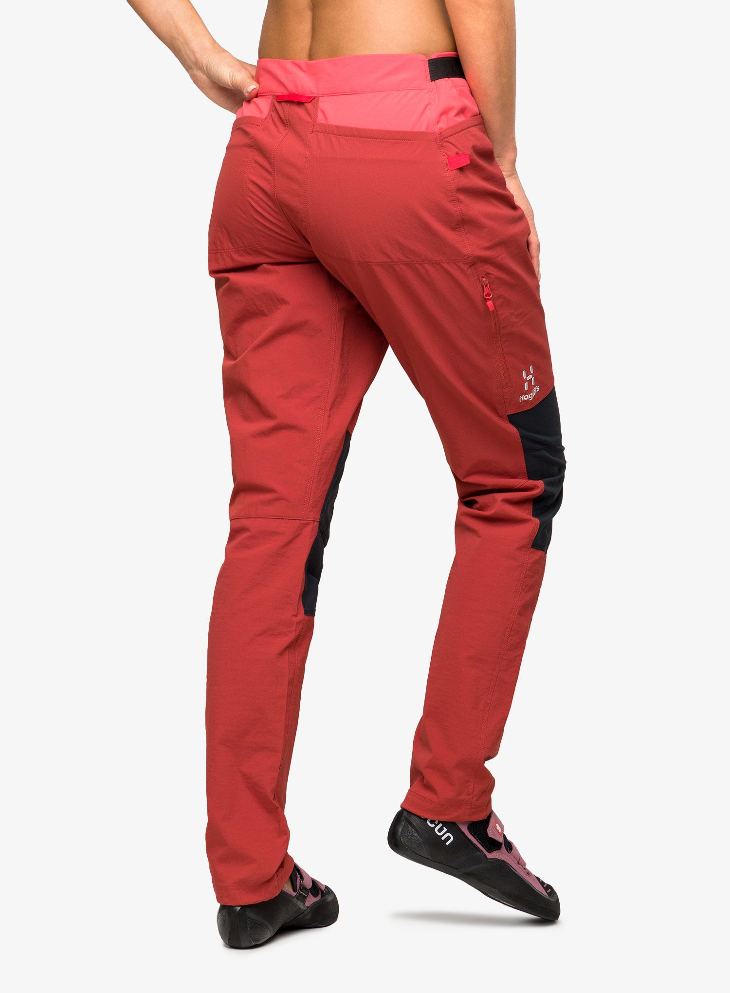 Lezecké kalhoty dámské Haglofs ROC Spitz Pant - corrosion/poppy red