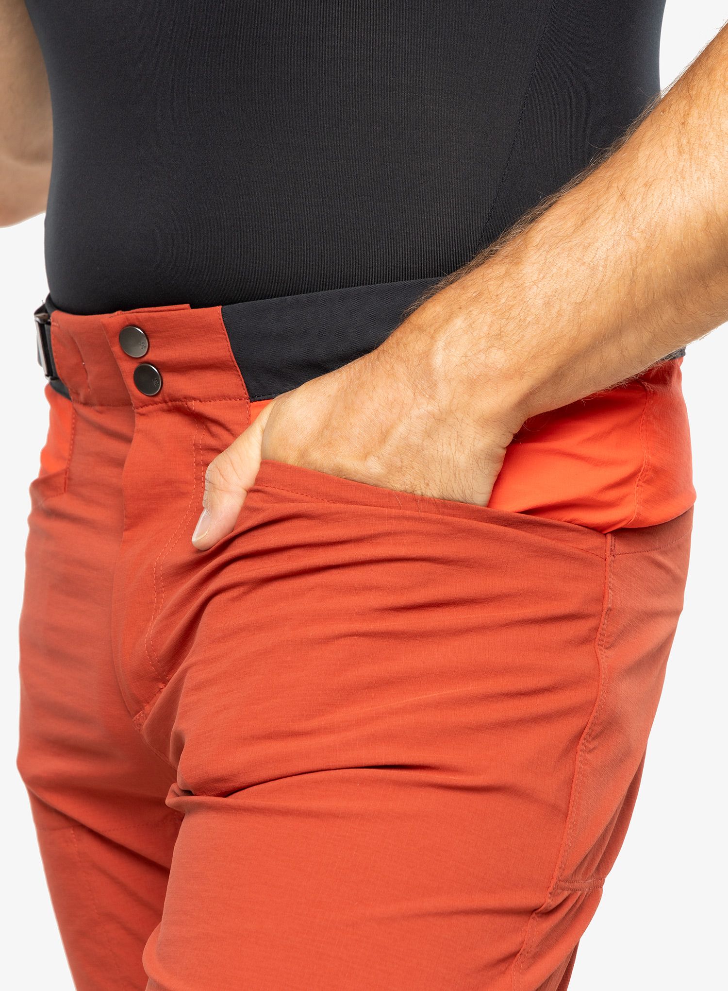 Lezecké kalhoty pánské Haglofs ROC Spitz Pant - corrosion/zenith red