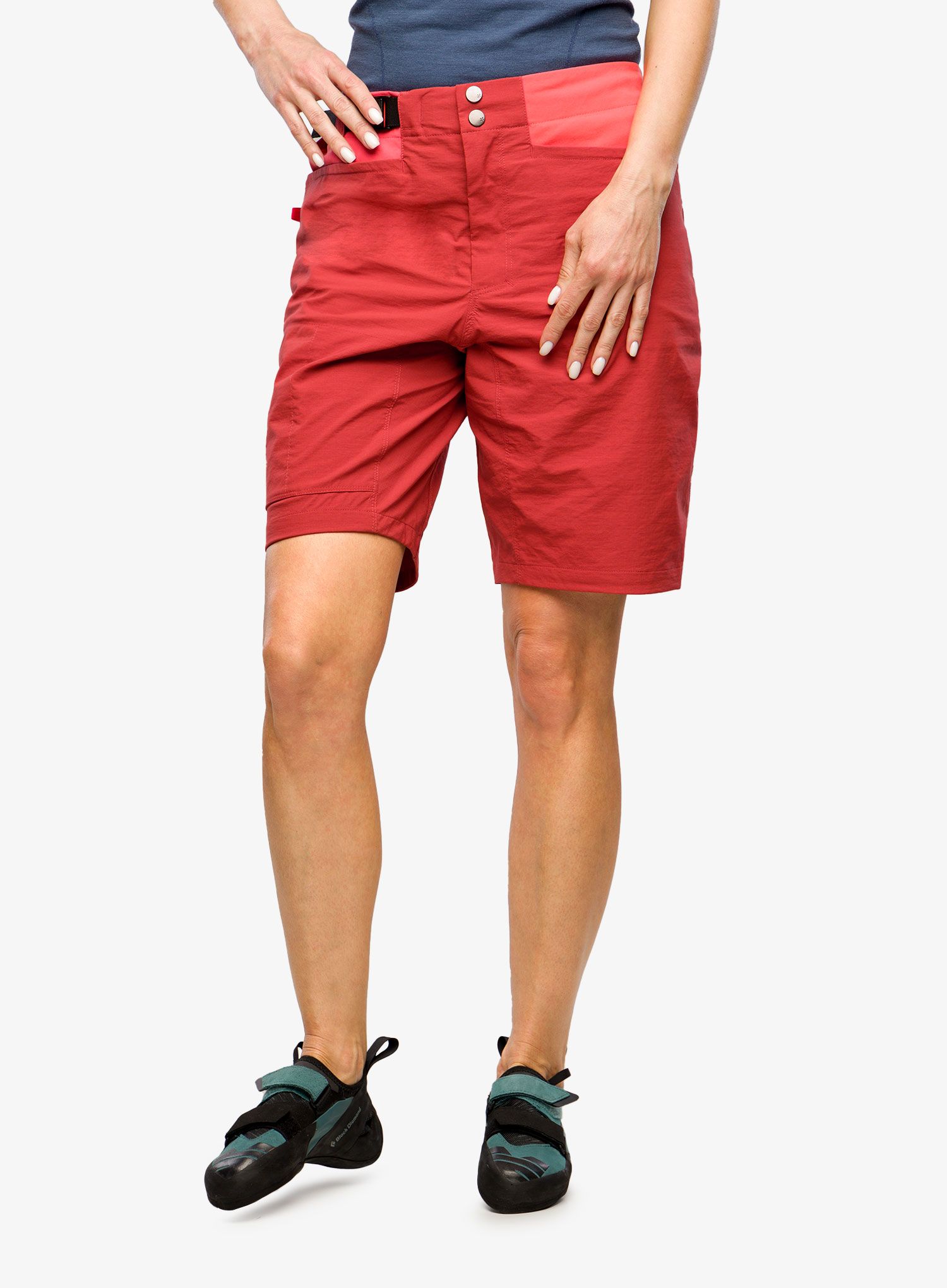 Dámské lezecké kraťasy Haglofs ROC Spitz Shorts - corrosion/poppy red