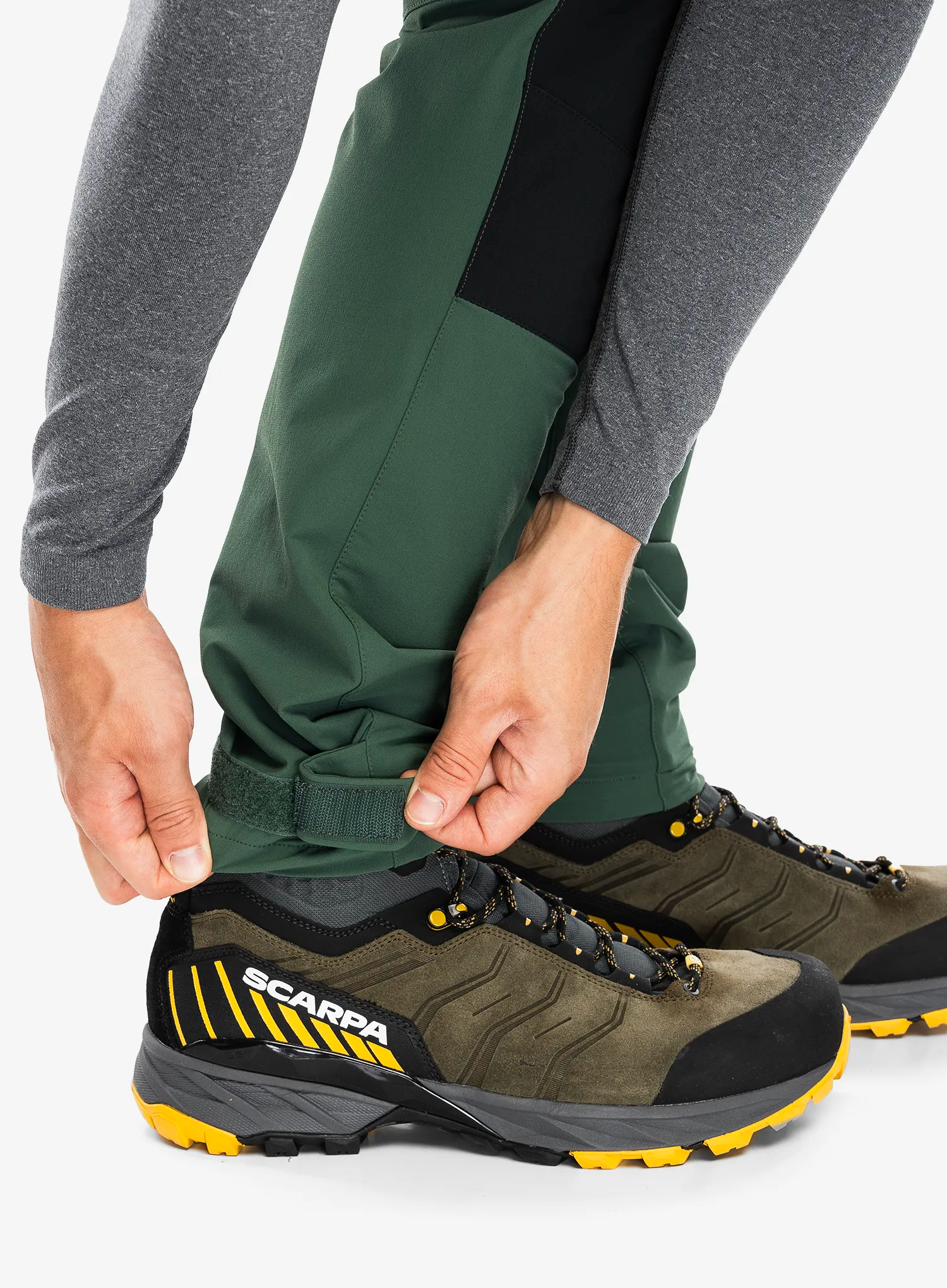 Trekové kalhoty Haglofs Rugged Slim Pant - fjell green/true black