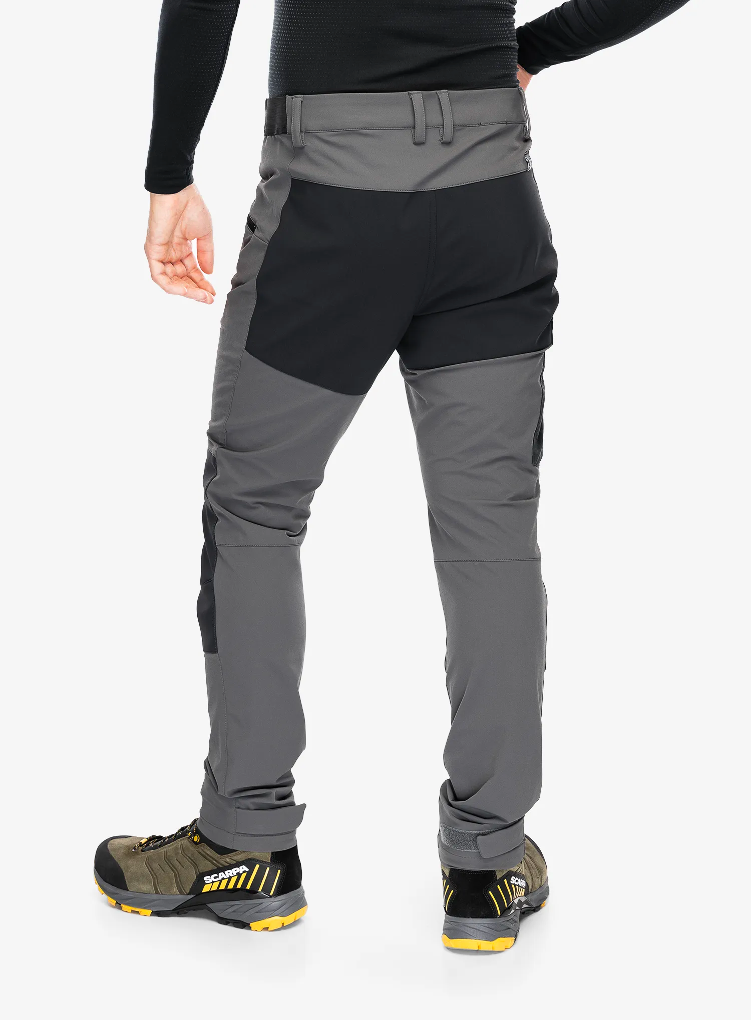 Trekové kalhoty Haglofs Rugged Slim Pant - magnetite/true black