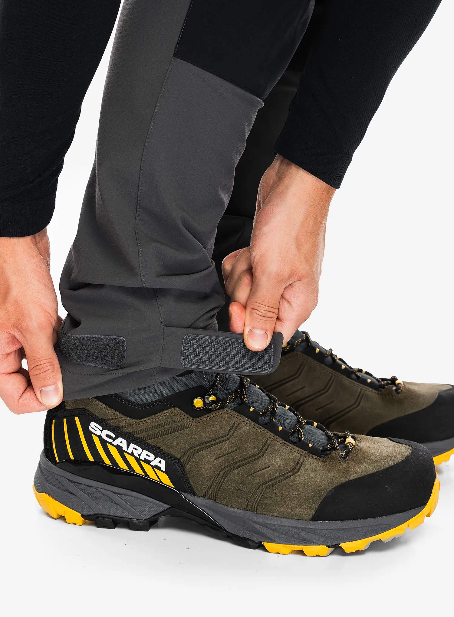 Trekové kalhoty Haglofs Rugged Slim Pant - magnetite/true black