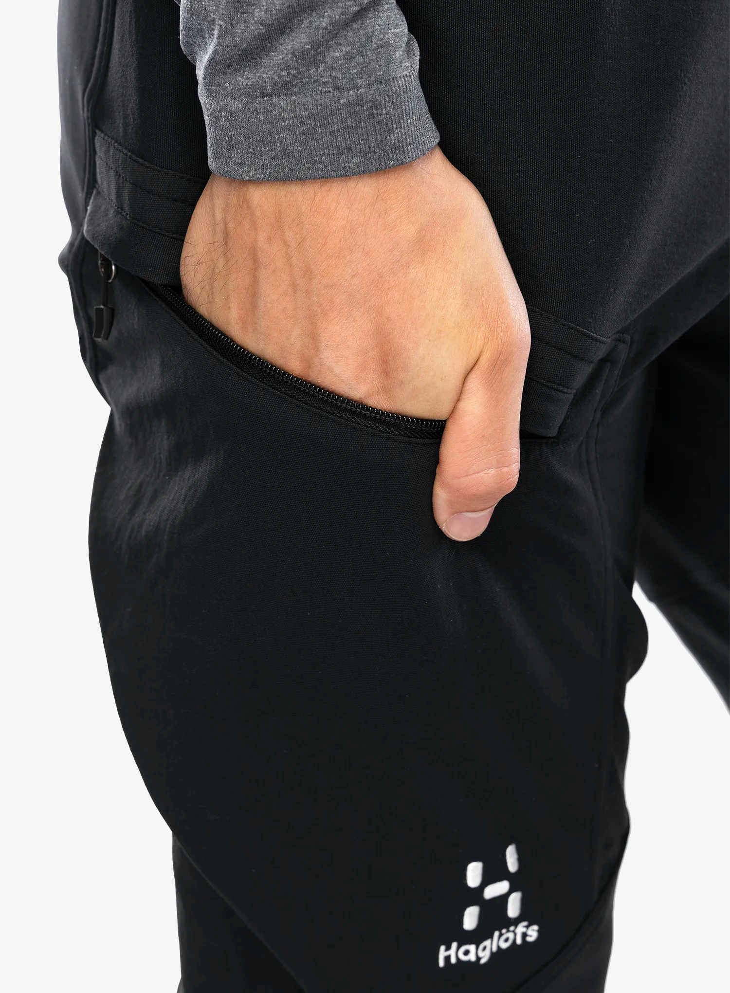 Trekové kalhoty Haglofs Rugged Standard Pant - true black