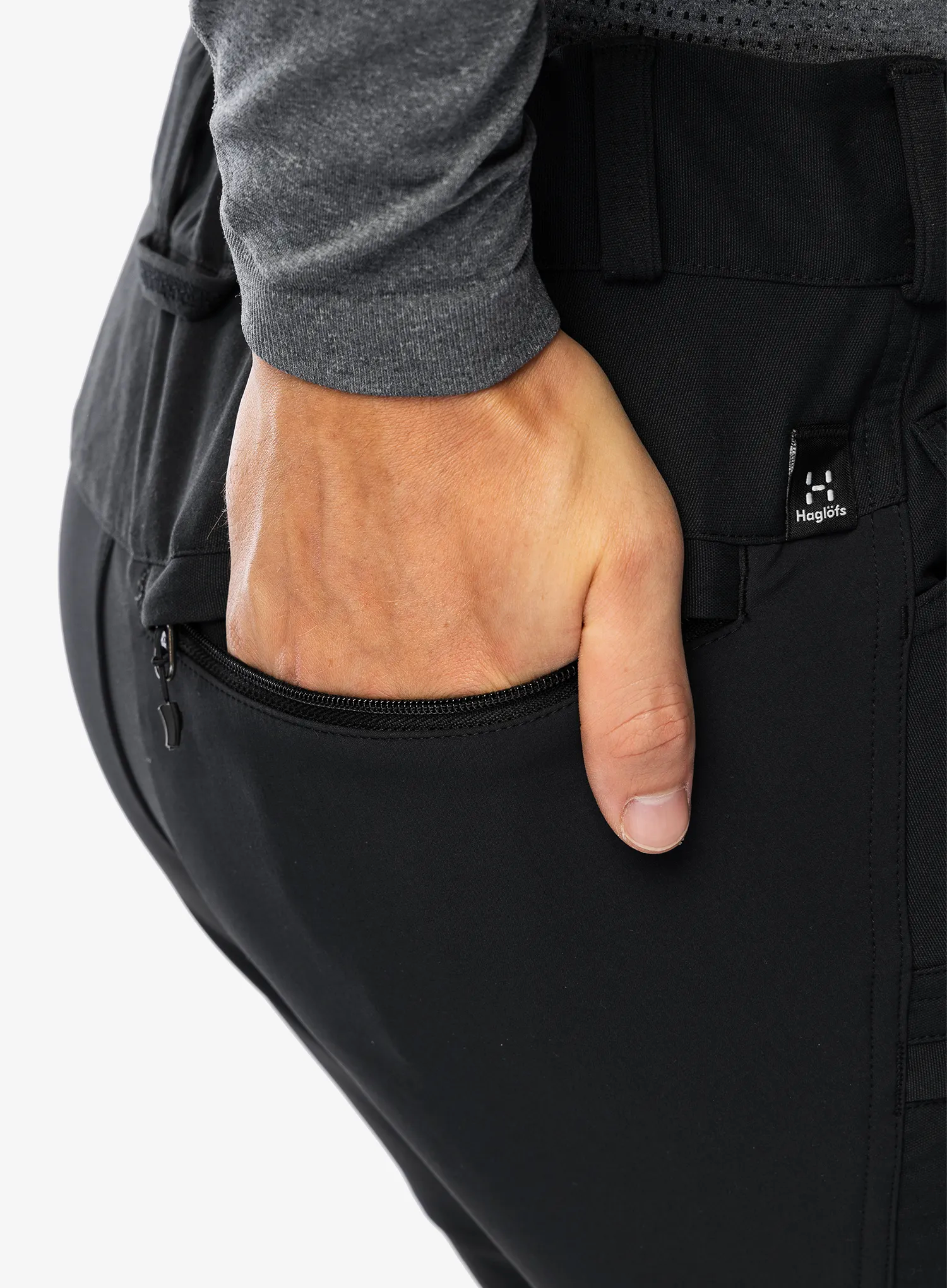 Trekové kalhoty Haglofs Rugged Standard Pant - true black