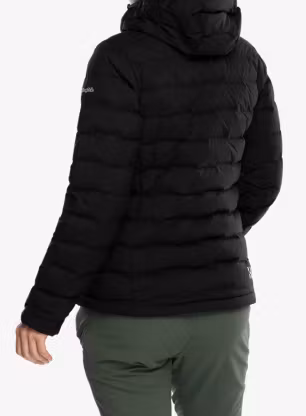 Dámská péřová bunda Haglofs Spitz Down Hood - true black