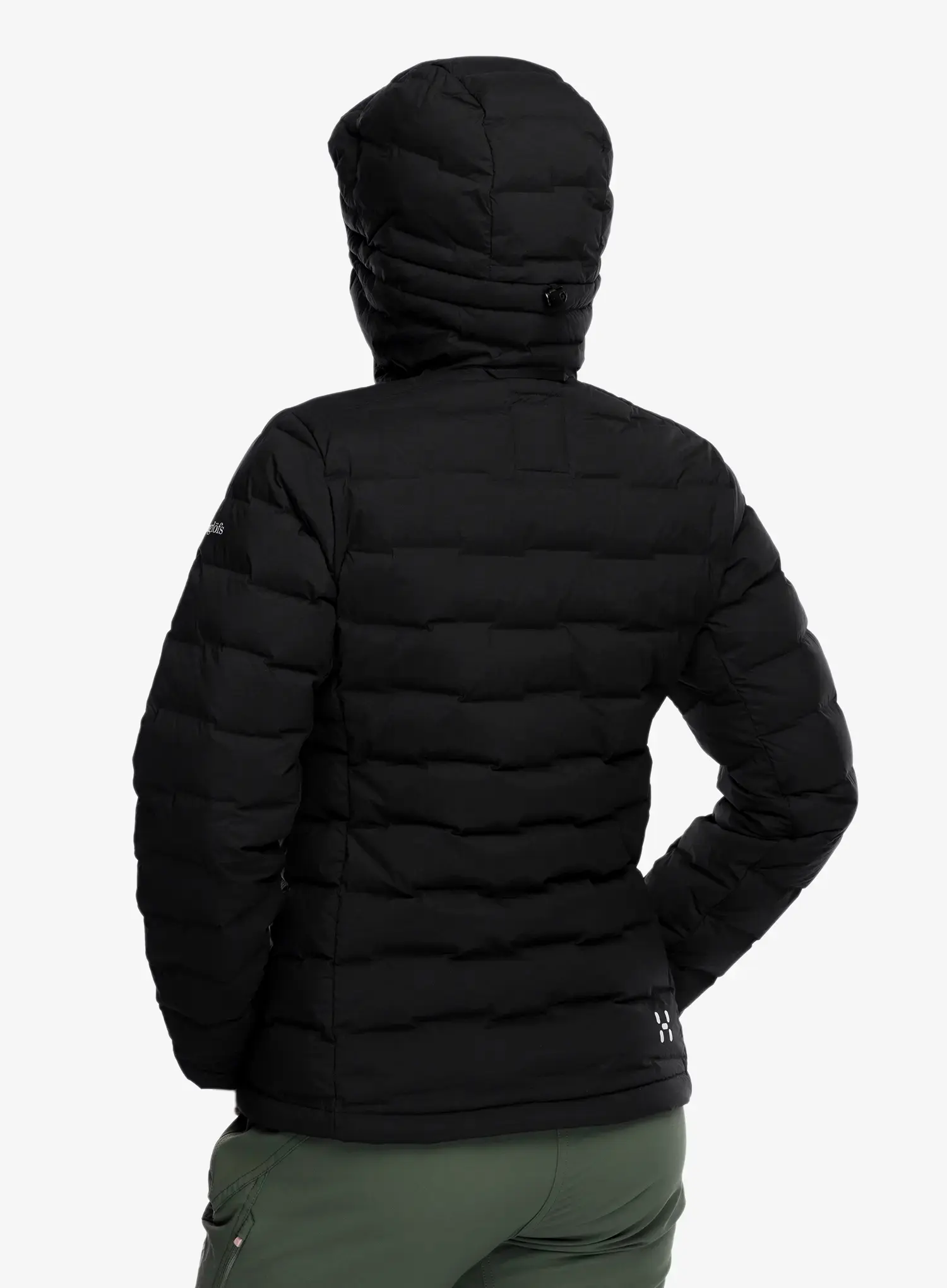 Dámská péřová bunda Haglofs Spitz Down Hood - true black