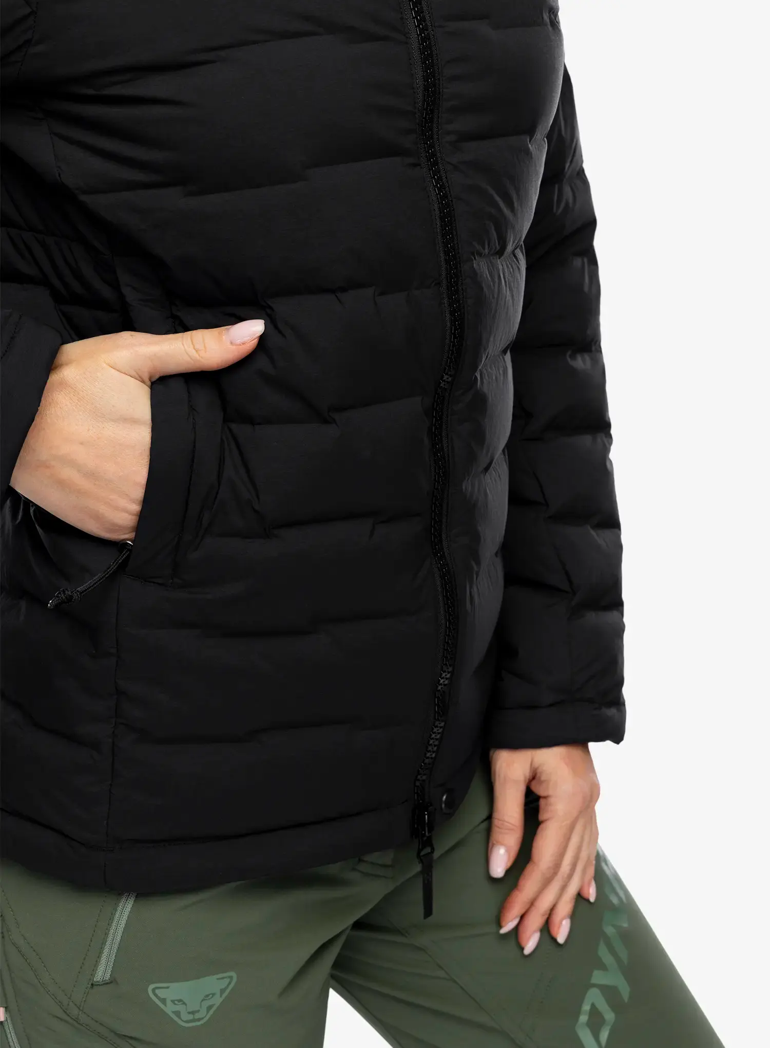 Dámská péřová bunda Haglofs Spitz Down Hood - true black