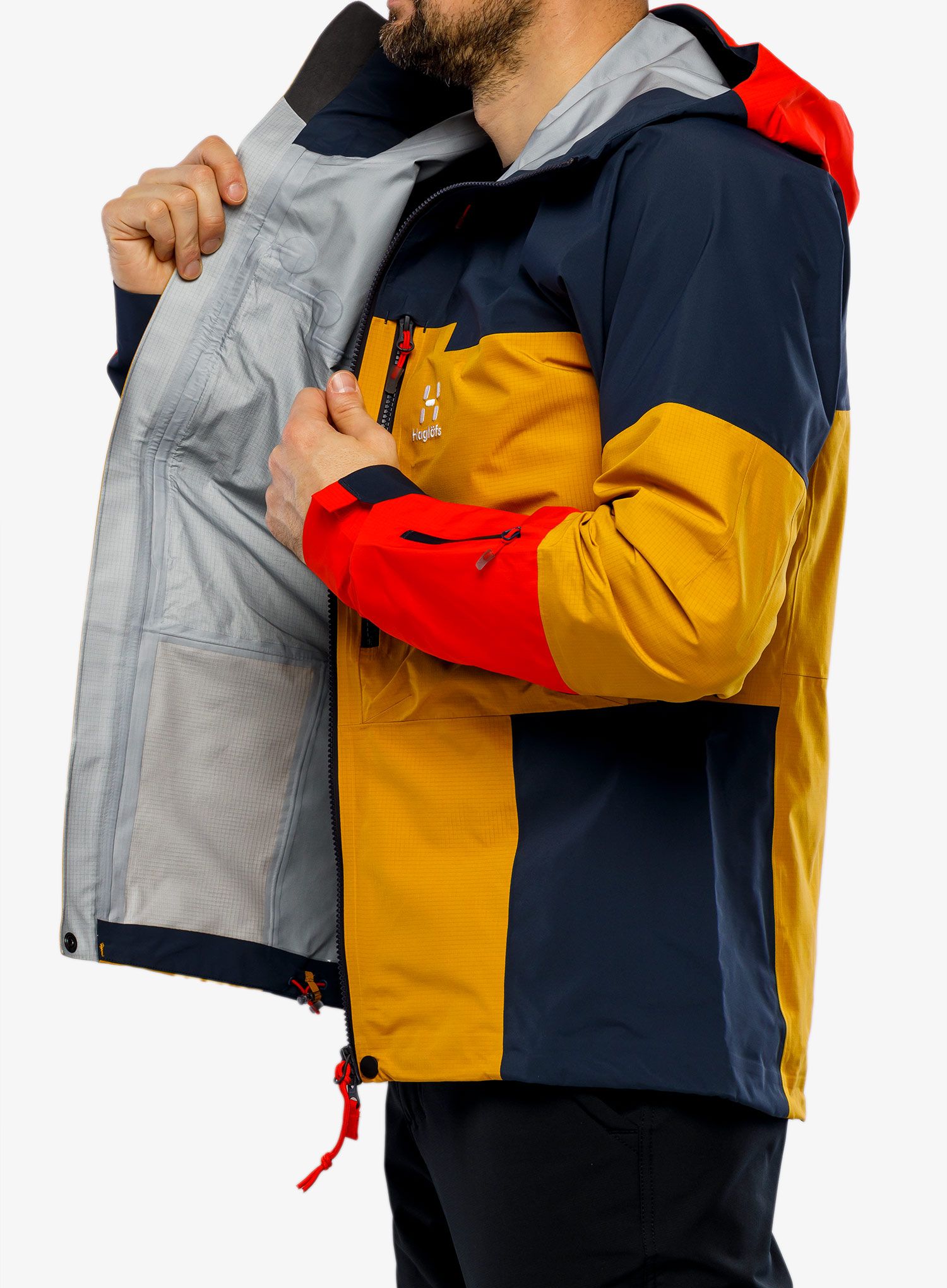 GORE TEX bunda Haglofs Spitz GTX Pro Jacket - autumn leaves/tarn blue