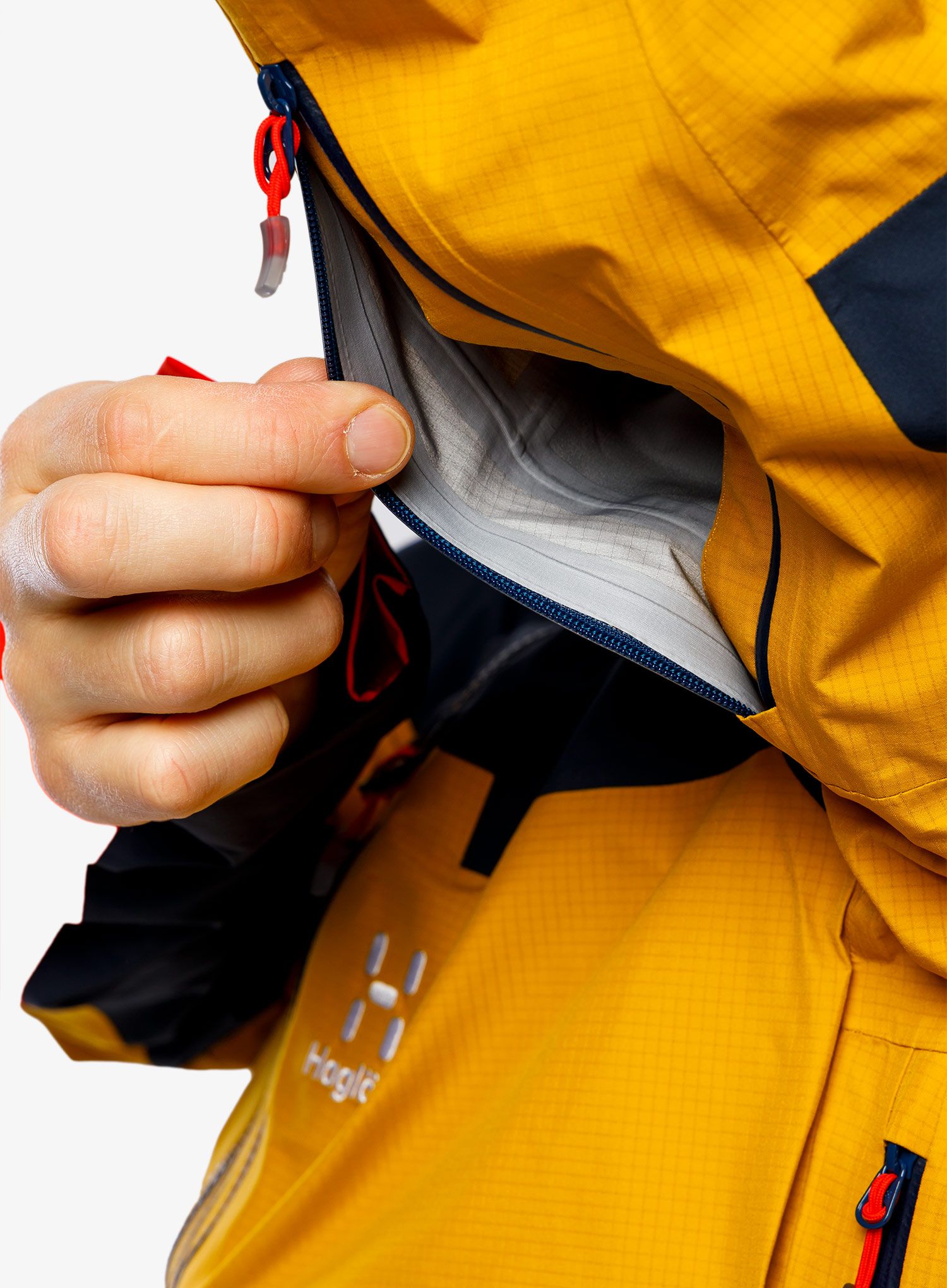 GORE TEX bunda Haglofs Spitz GTX Pro Jacket - autumn leaves/tarn blue