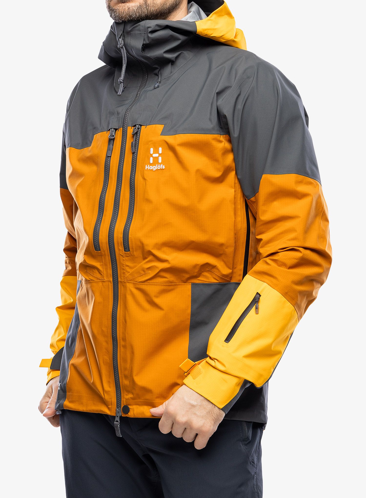 Bunda Haglofs Spitz GTX Pro Jacket - golden brown/magnetite