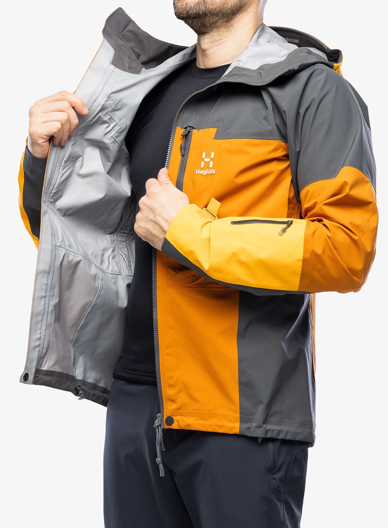 Bunda Haglofs Spitz GTX Pro Jacket - golden brown/magnetite