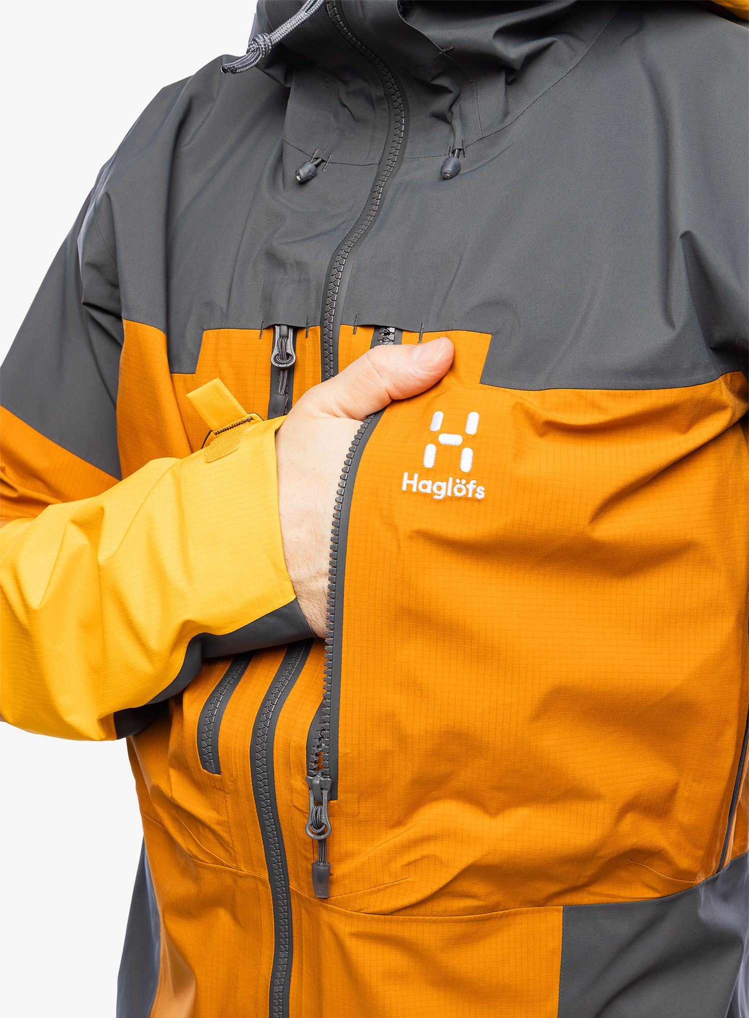 Bunda Haglofs Spitz GTX Pro Jacket - golden brown/magnetite