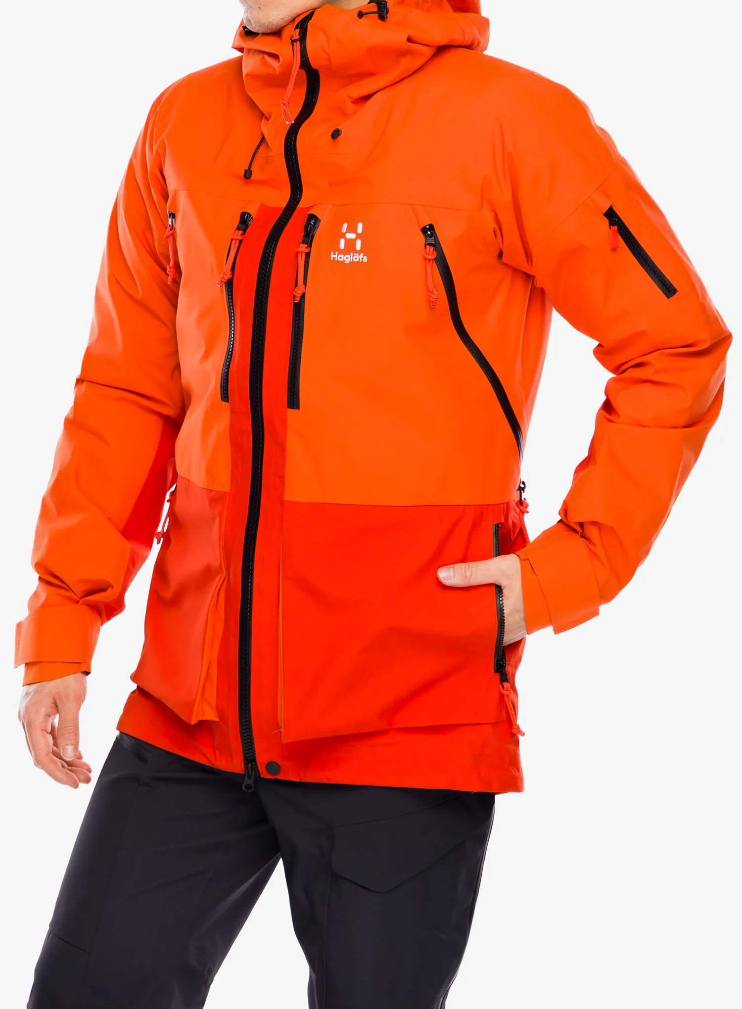 Bunda s membránou Haglofs Vassi GTX Jacket - blaze orange/habanero