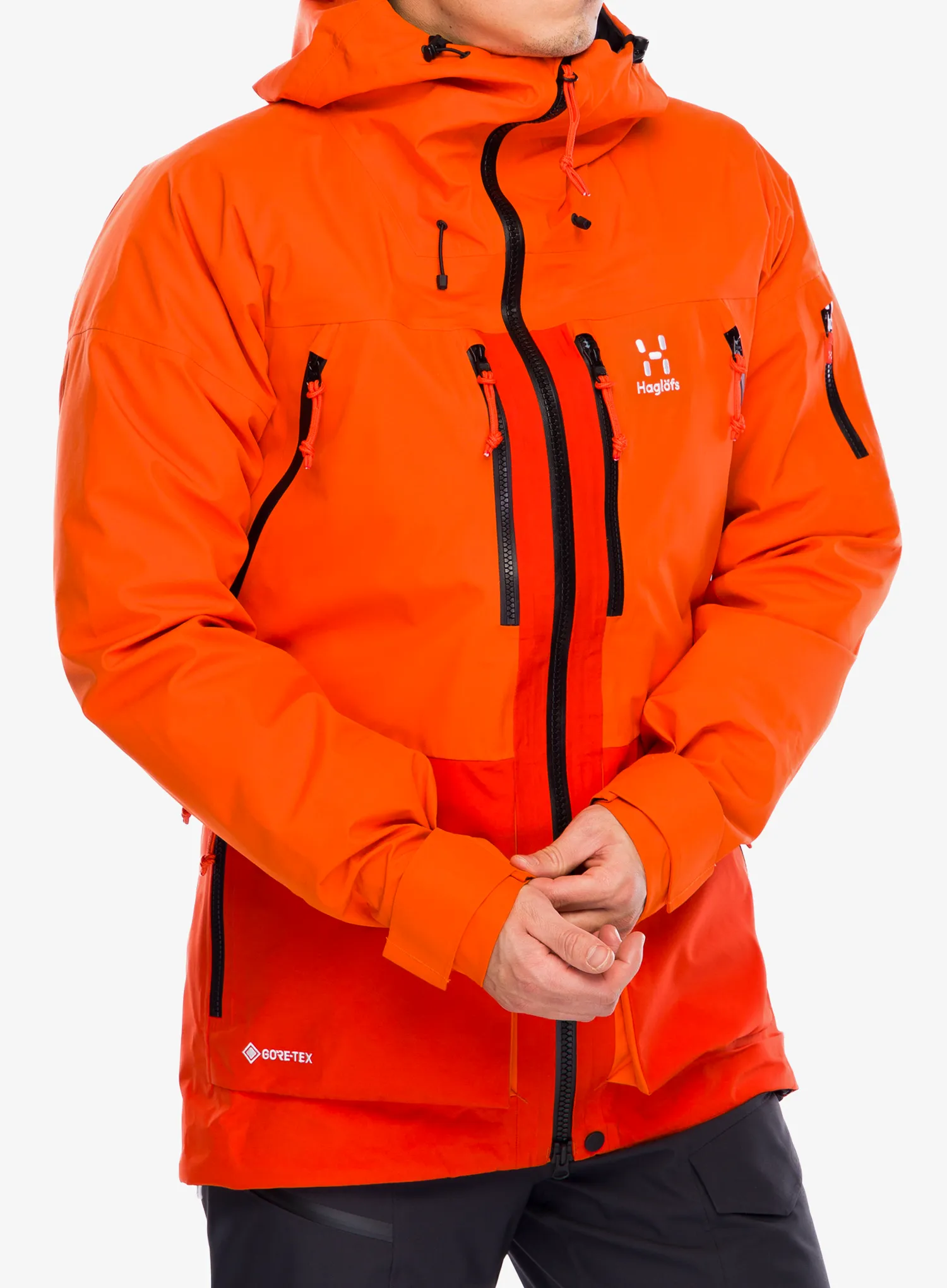 Bunda s membránou Haglofs Vassi GTX Jacket - blaze orange/habanero