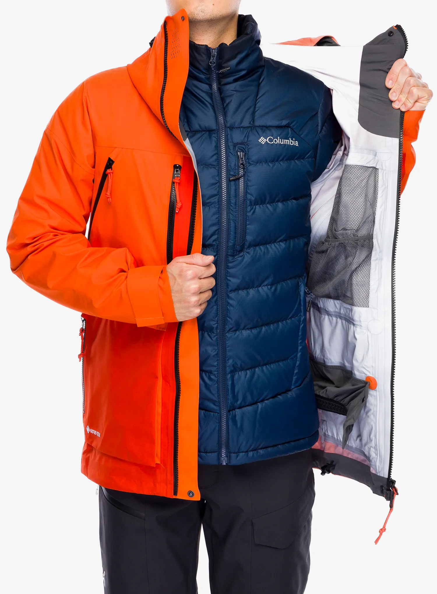Bunda s membránou Haglofs Vassi GTX Jacket - blaze orange/habanero