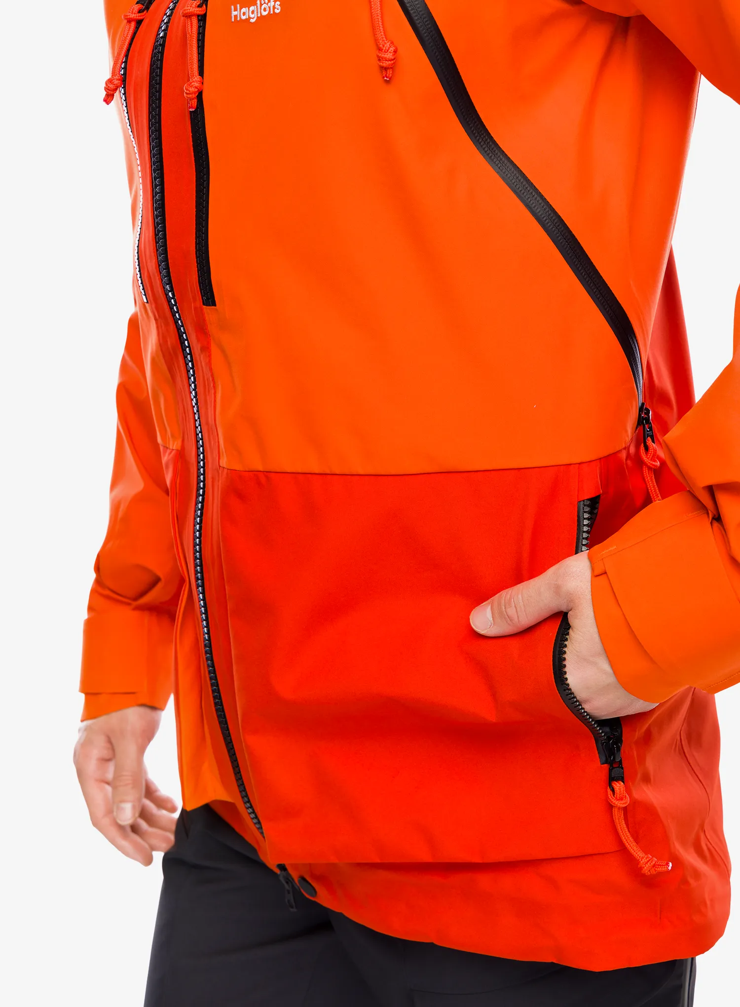 Bunda s membránou Haglofs Vassi GTX Jacket - blaze orange/habanero