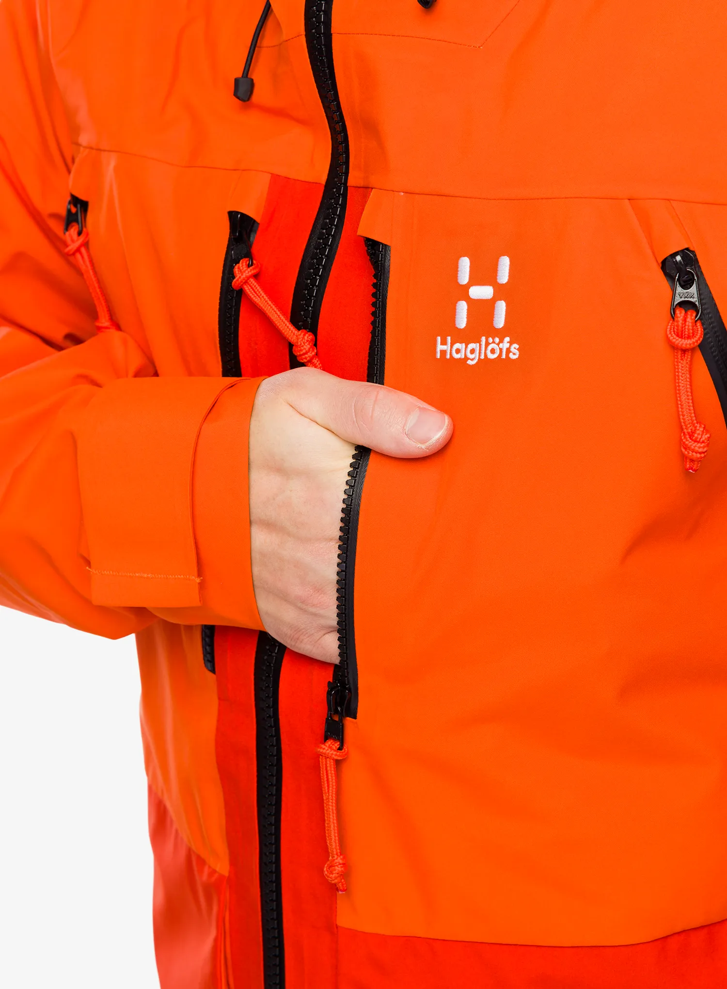 Bunda s membránou Haglofs Vassi GTX Jacket - blaze orange/habanero