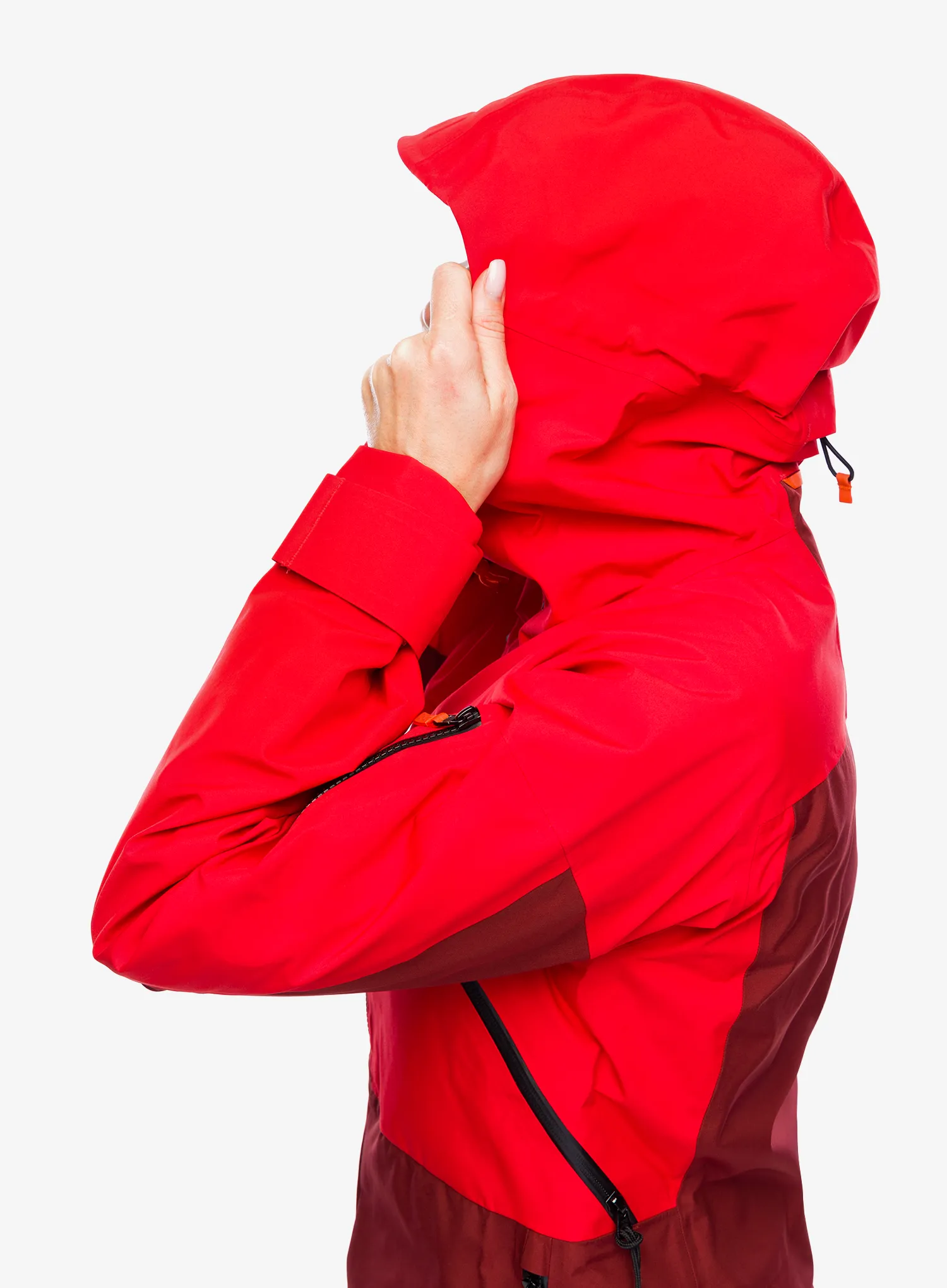 Dámská nepromokavá bunda s membránou Haglofs Vassi GTX Jacket - bright red/carmine red